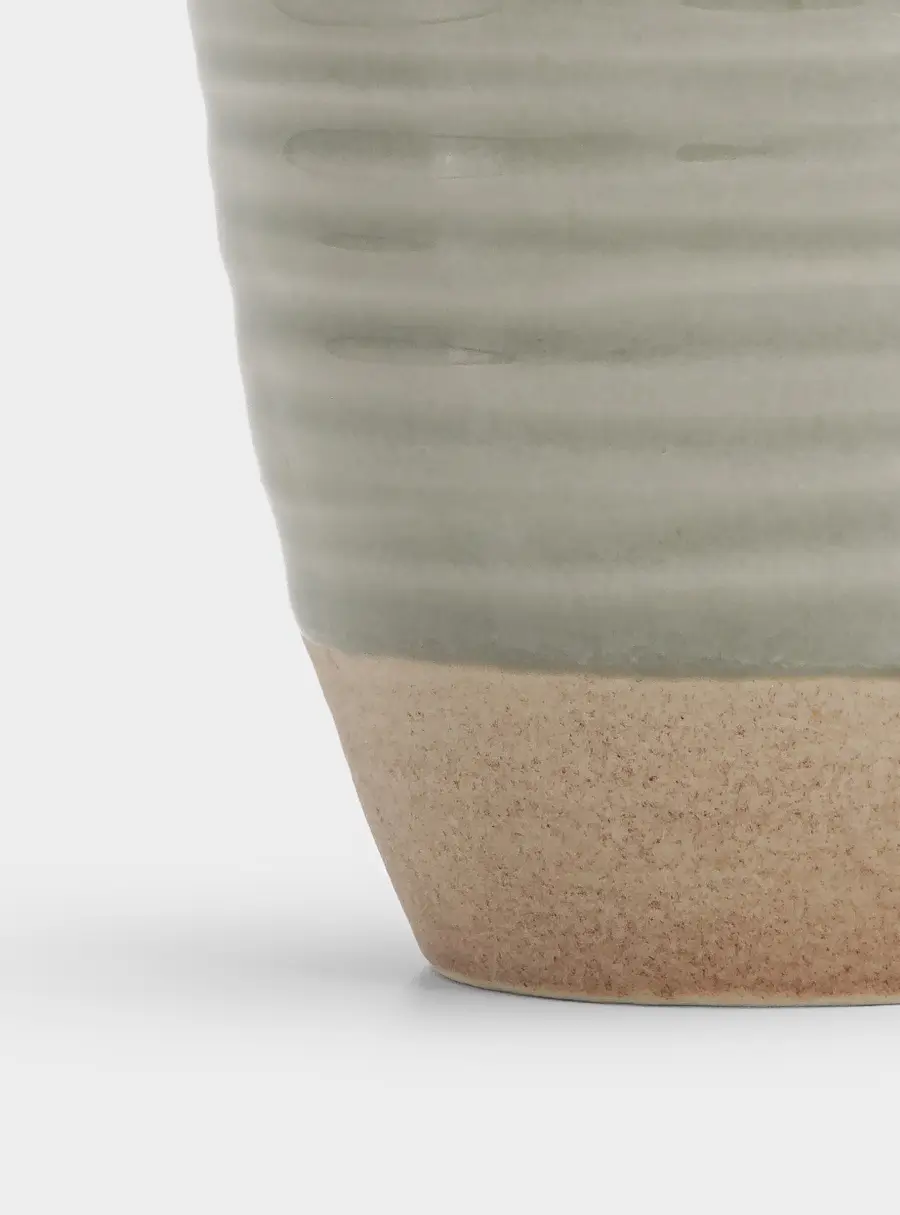 Кружка, 350 мл, керамика, серо-бежевая, Спираль, Dallas, image-6