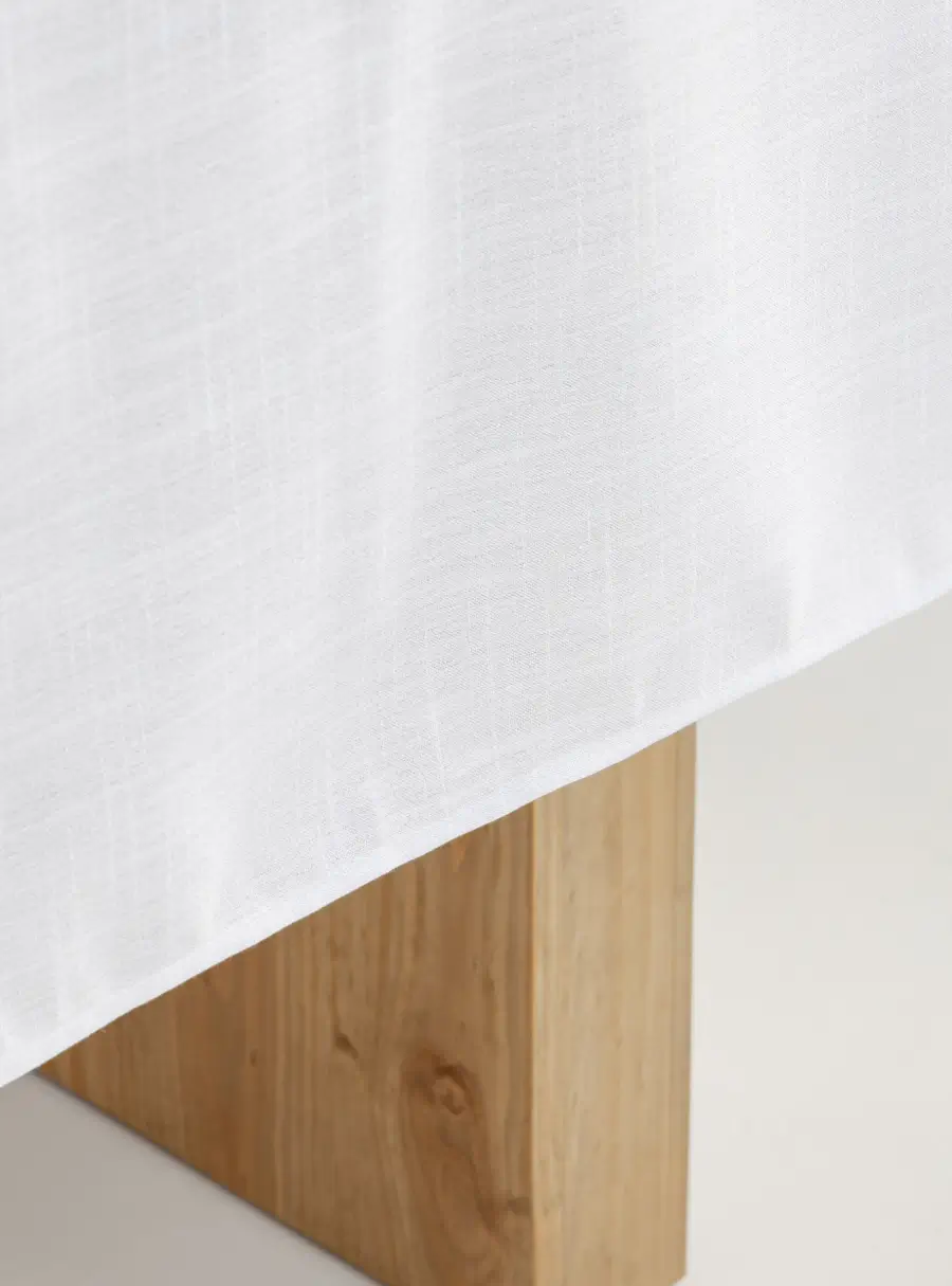 Скатерть, 160х160 см, полиэстер, бело-серебристая, Floe, image-7