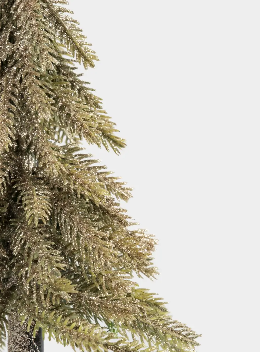 Ель искусственная, 20 см, полиэтилен, шампань, New year ,image-3