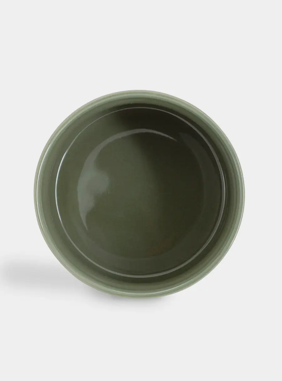 Форма для запекания, 10 см, 355 мл, фарфор P, серо-зеленая, Indulgence, image-2