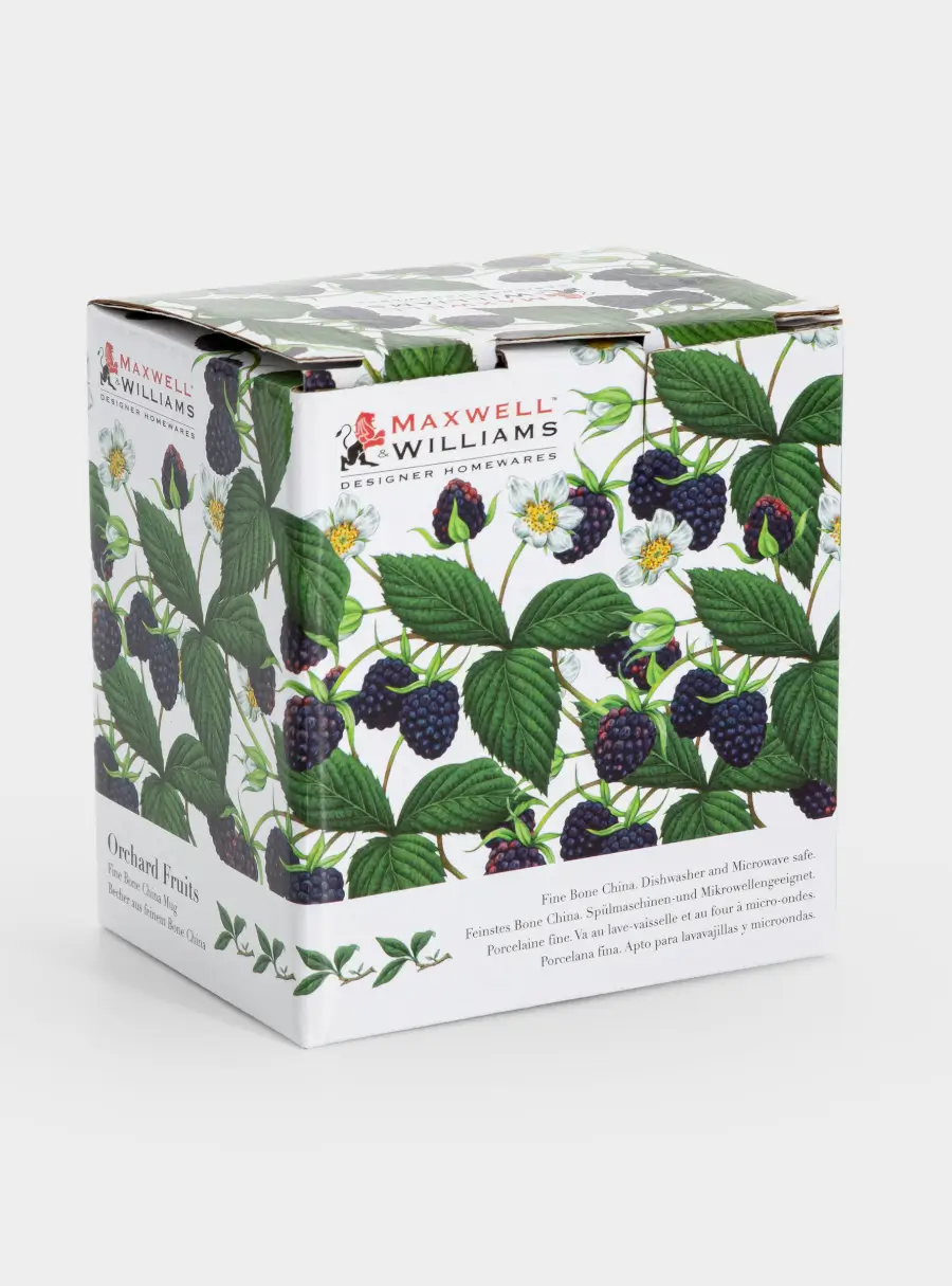 Кружка, 300 мл, фарфор F, белая, Ежевика, Orchard Fruits, image-5