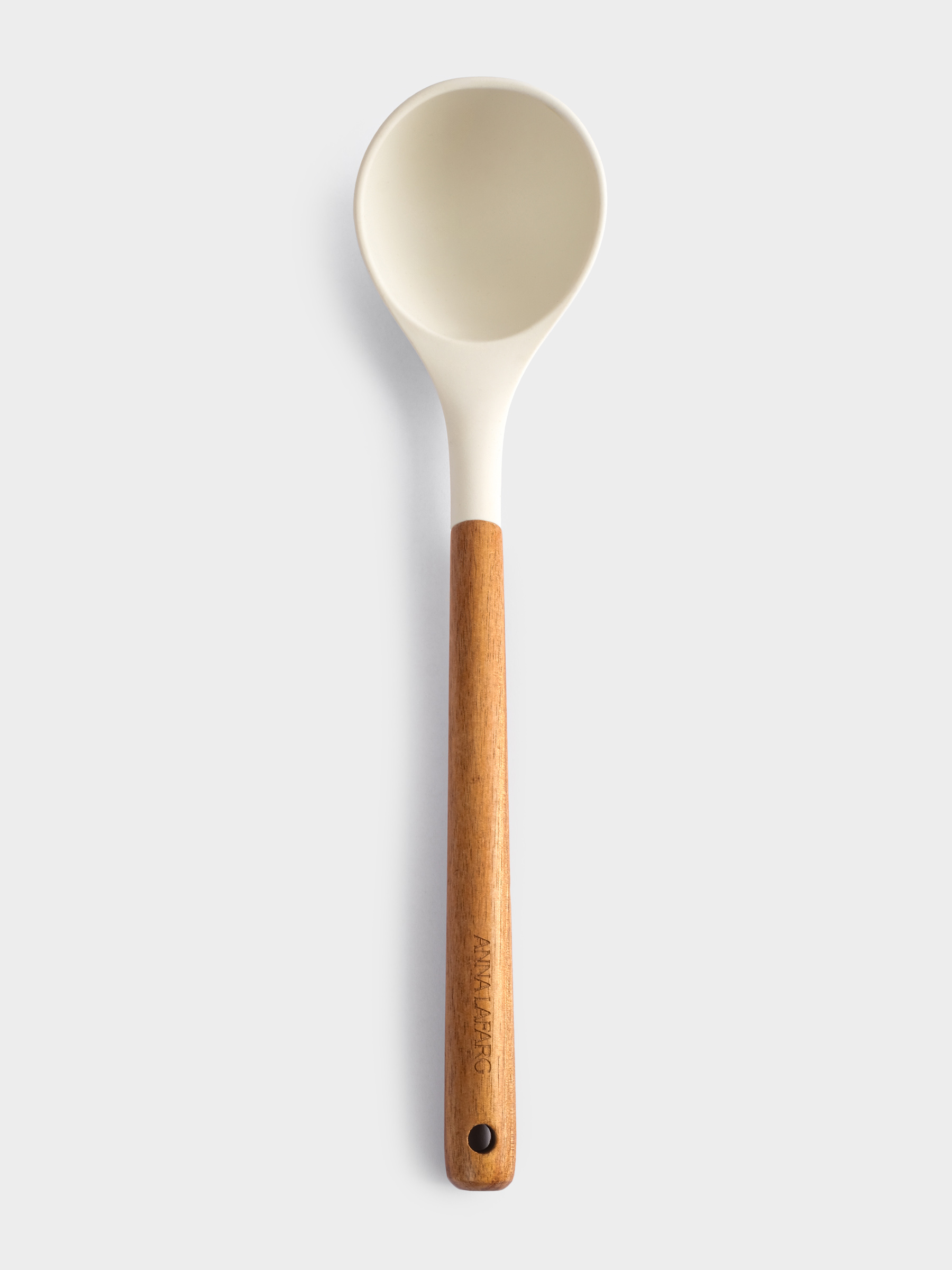 Половник, 31 см, силикон/дерево, молочный, Wenge, image-1