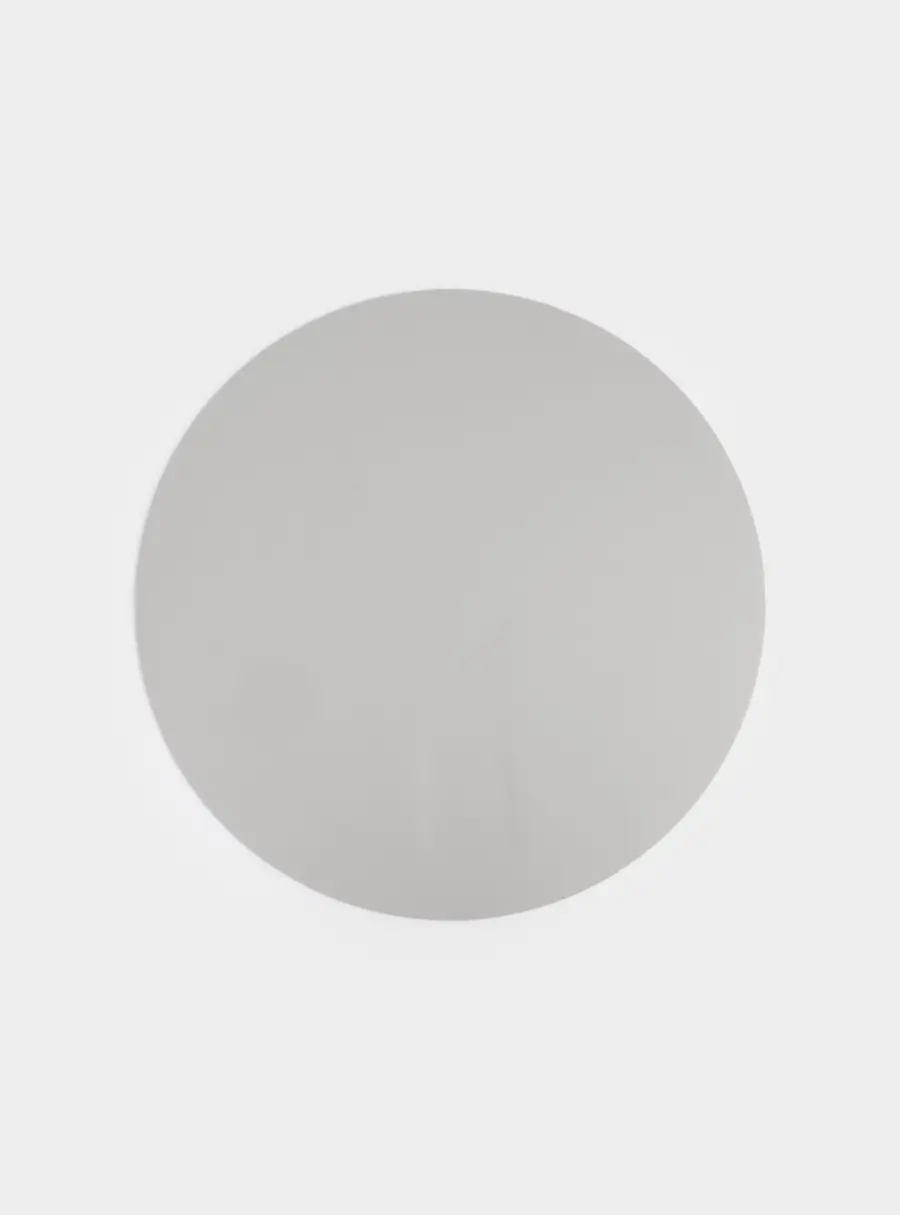 Салфетка под приборы, 38 см, ПВХ, круглая, серебристая, Rock, image-2