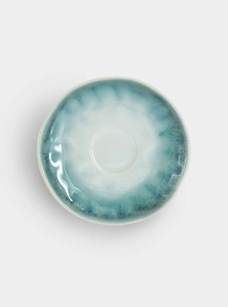 Чашка с блюдцем, 120 мл, голубая, Nuances, image-2