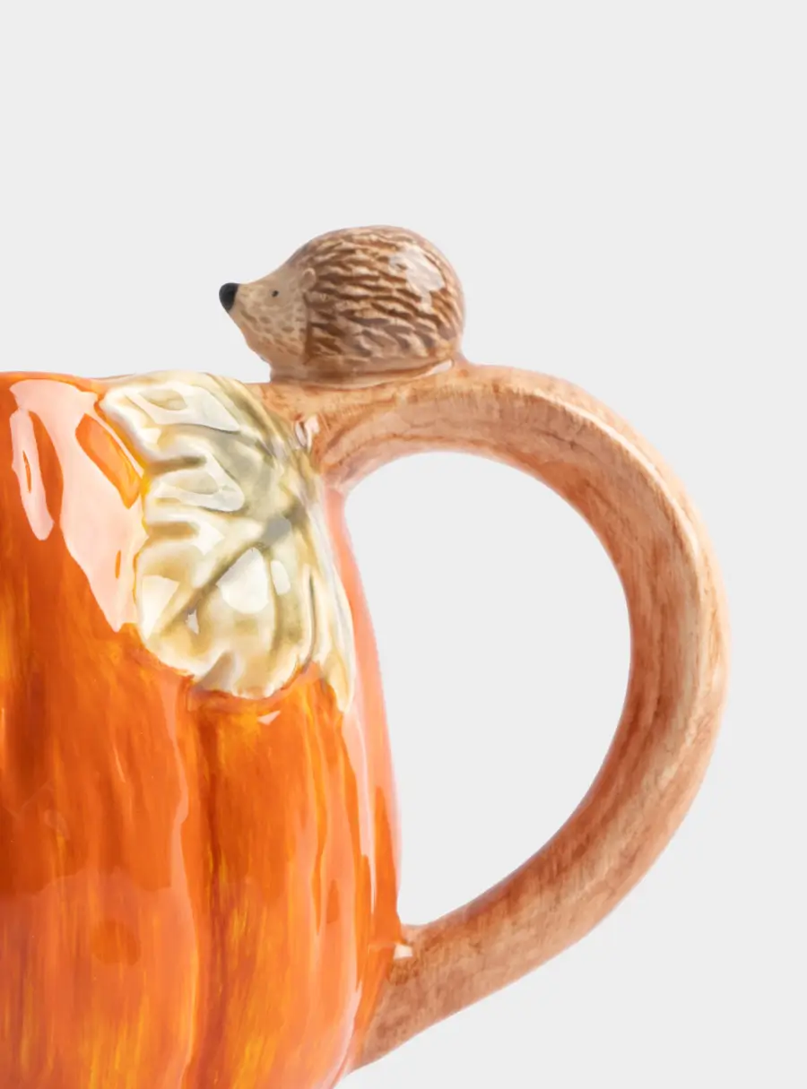 Кружка, 340 мл, керамика, оранжевая, Тыква, Bright pumpkin ,image-1