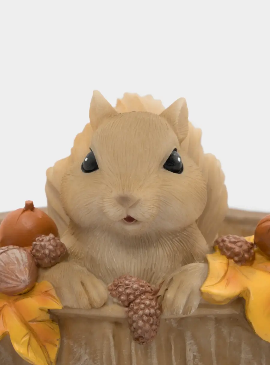 Конфетница, 17х14 см, полирезин, коричневая, Белка, Autumn forest ,image-2