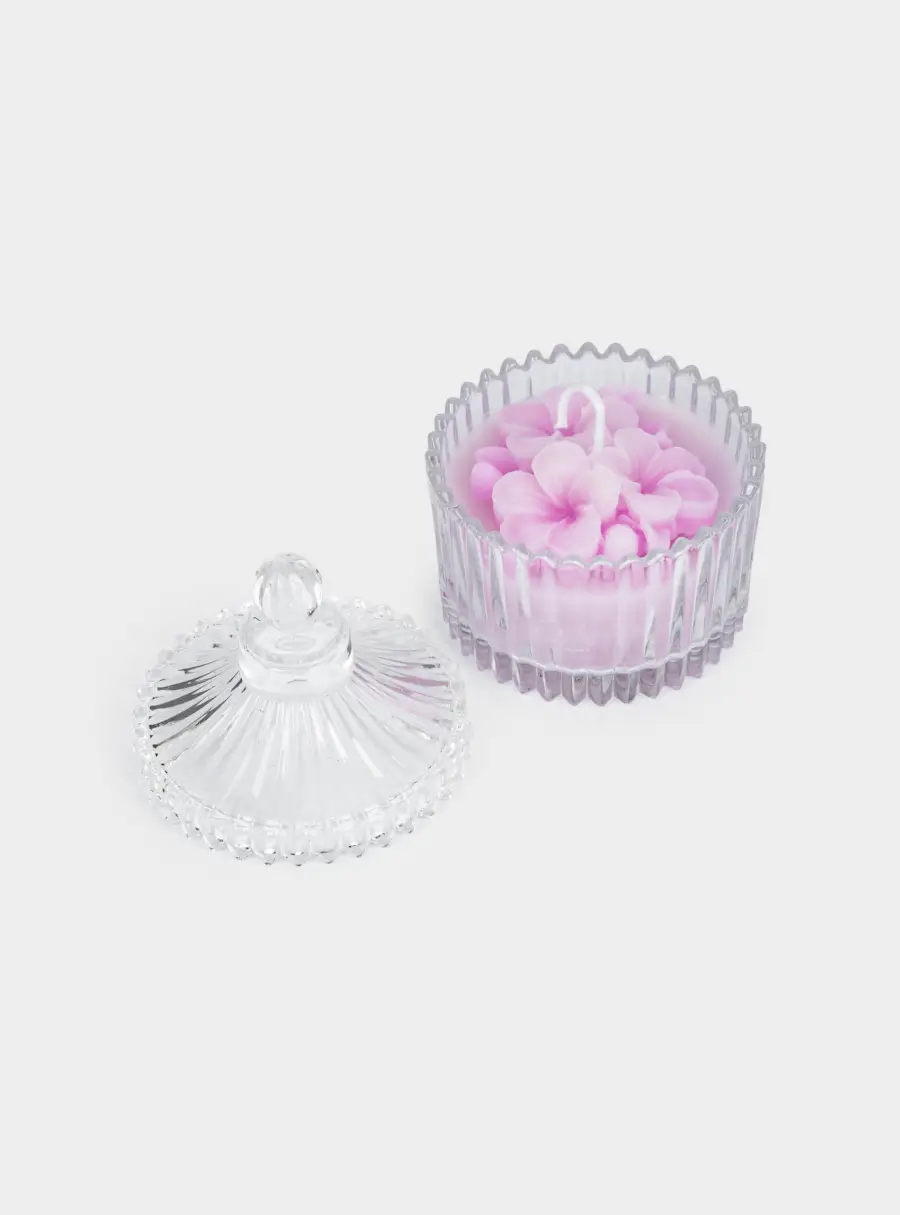 Свеча ароматическая, в подсвечнике, с крышкой, 7x10 см, Freesia, Saltaire ,image-1