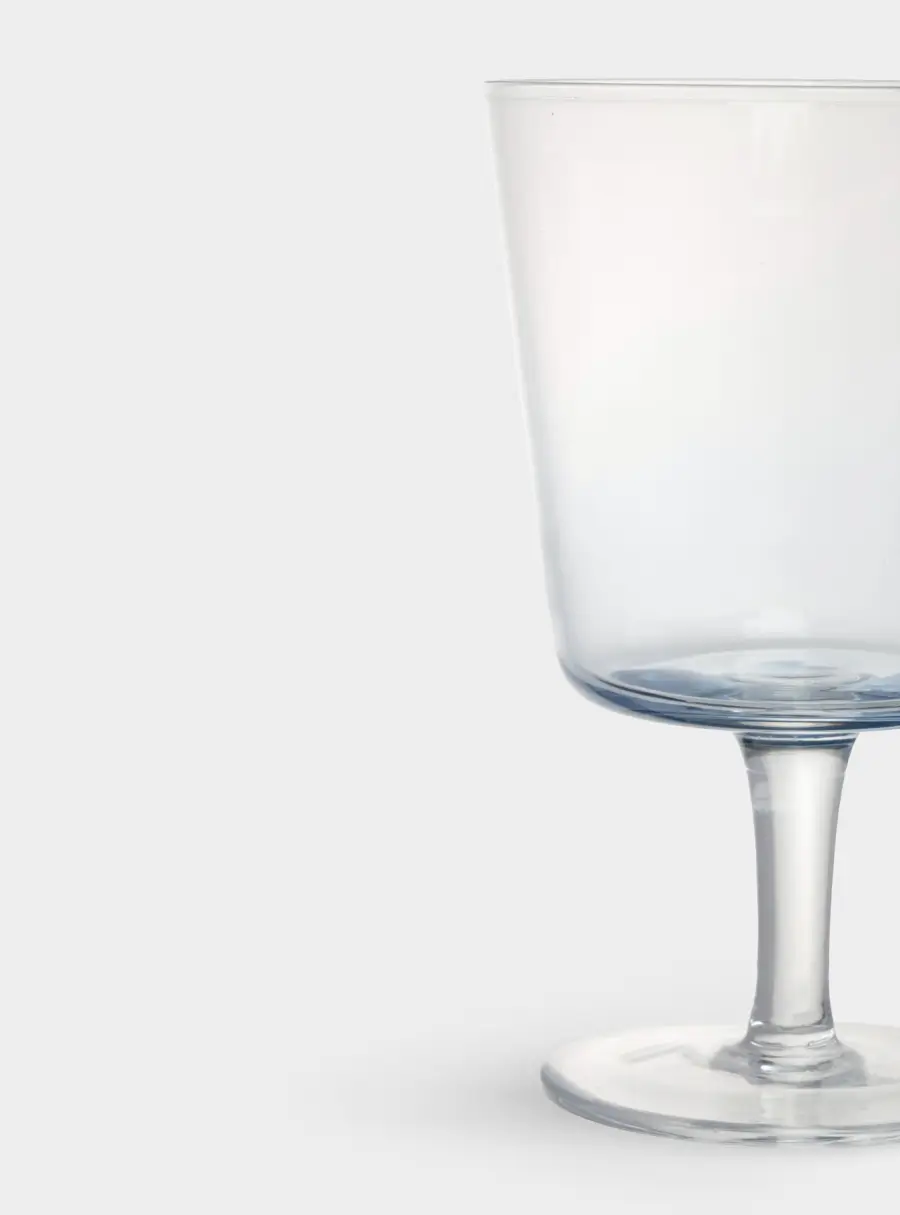 Бокал-кубок для вина, 320 мл, стекло, голубой, Soul ,image-2