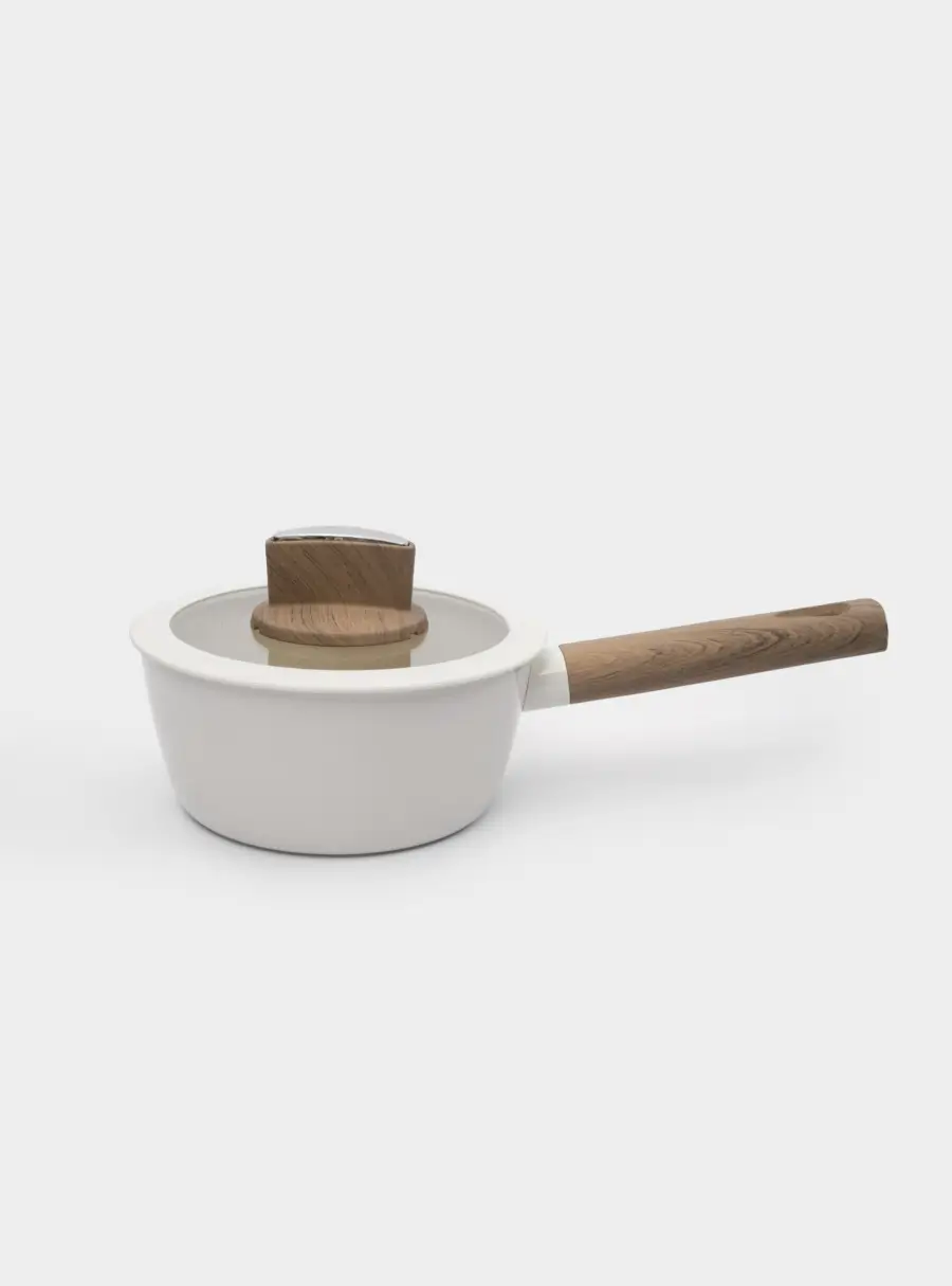 Ковш, 16 см, 1,2 л, с крышкой, с покрытием, алюминий, молочный, Palisander ,image-3