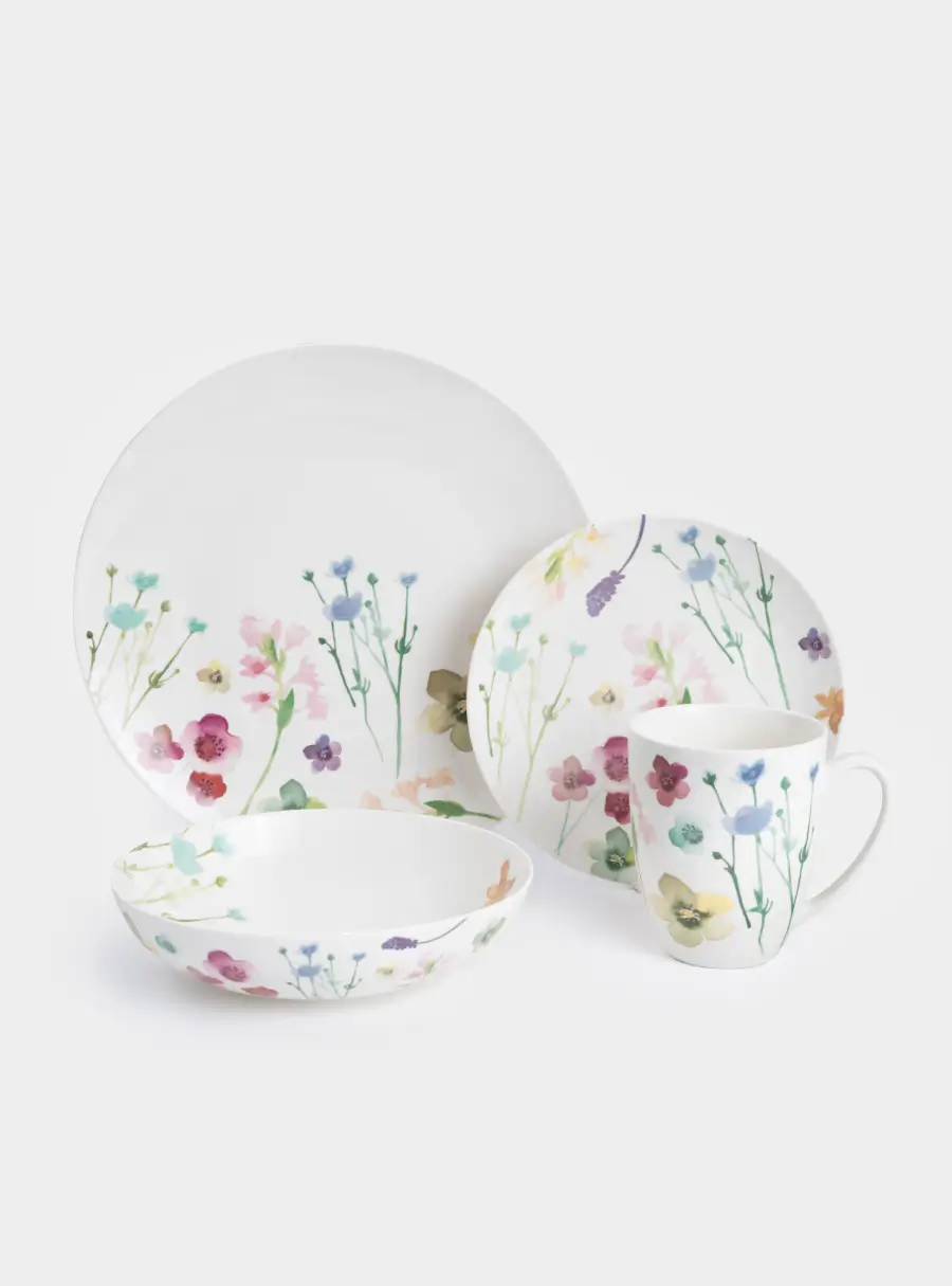Набор обеденный, 16 пр, Лесные цветы ,image-0
