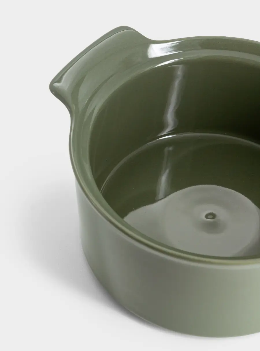 Кастрюля, 1,3 л, с крышкой, фарфор P, серо-зеленая, Indulgence, image-5