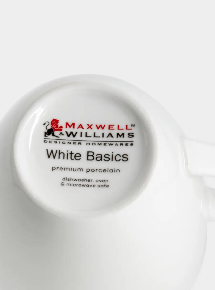 Кружка, 390 мл, фарфор P, белая, White Basics, image-3