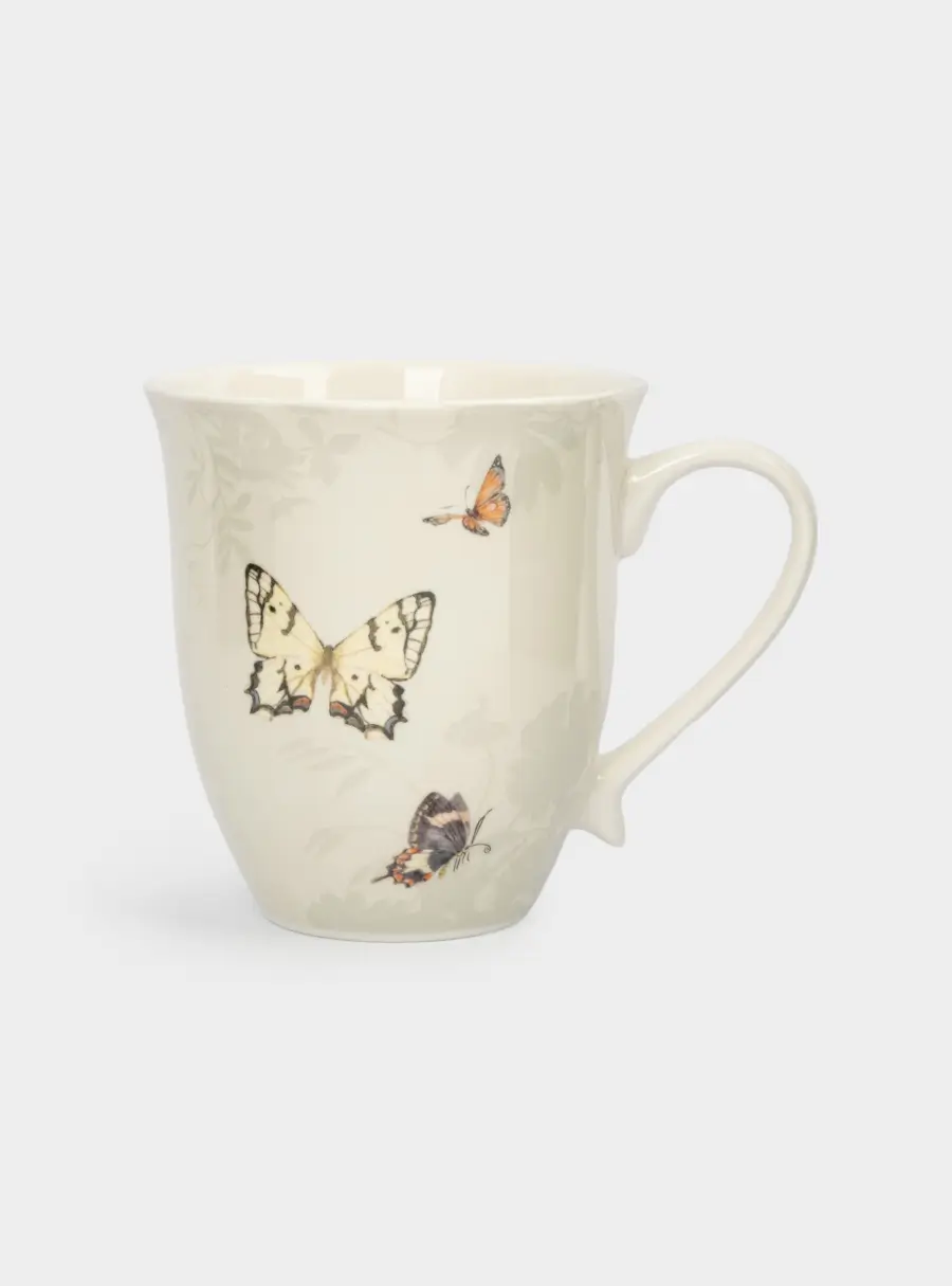 Кружка, 440 мл, 2 шт, фарфор N, Бабочки, Butterfly garden ,image-3