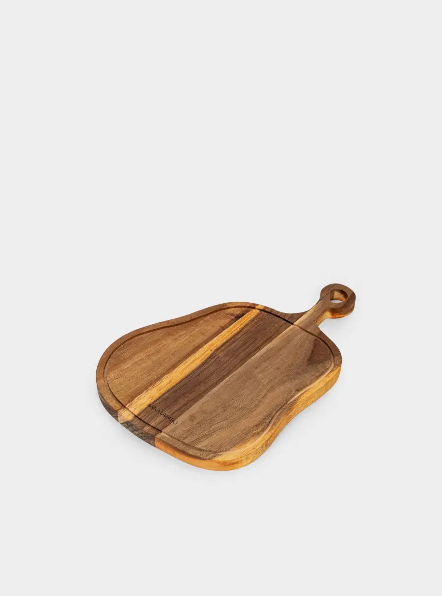 Доска разделочная, 30х20 см, с ручкой, дерево, фигурная, Timber ,image-1