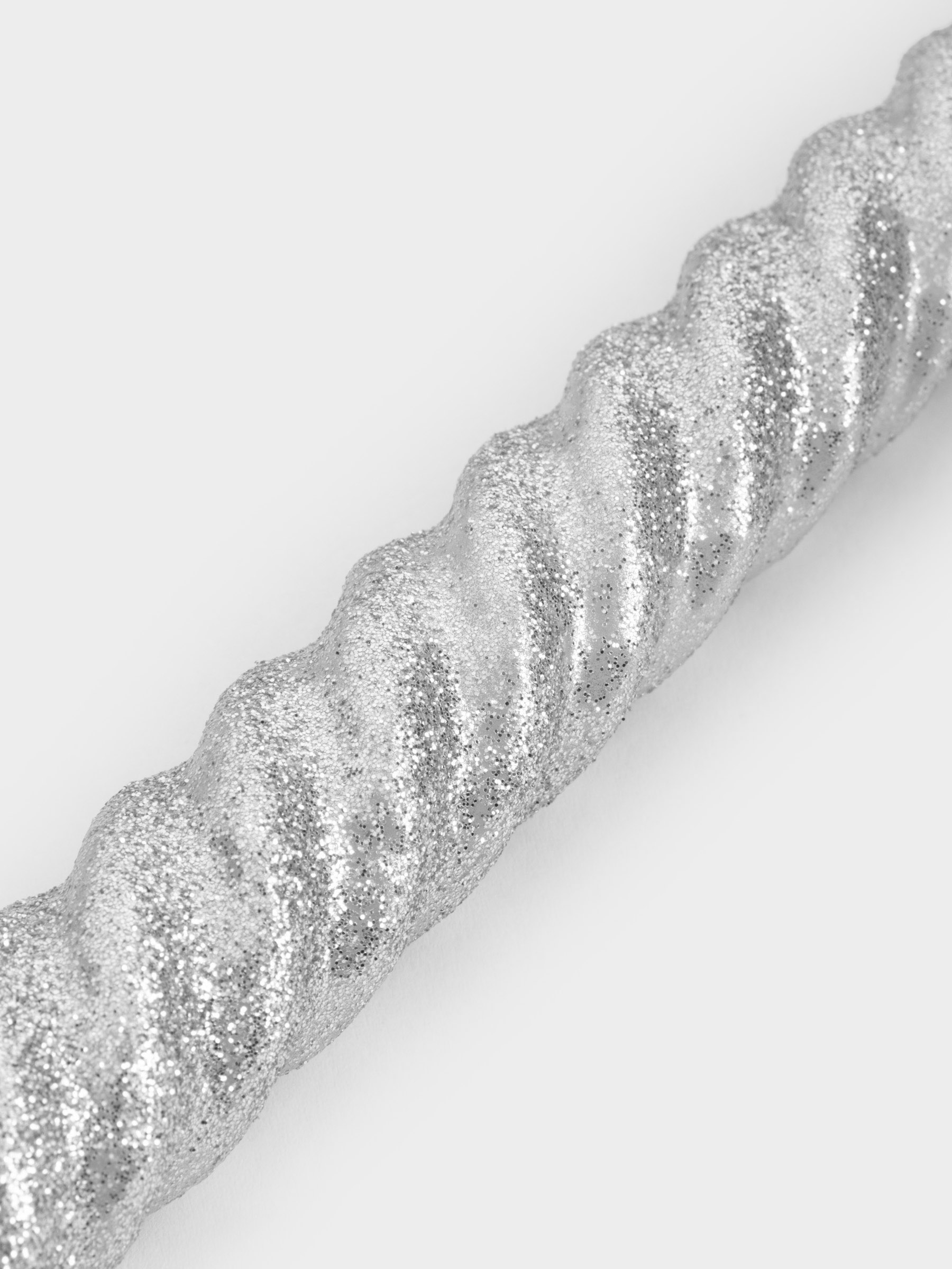 Свеча, 25 см, 2 шт, тонкая, серебристая, Rope, image-5