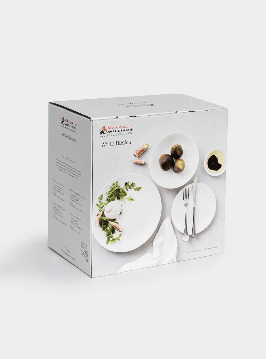 Сервиз обеденный, 4 перс, 12 пр, фарфор P, белый, White Basics, image-10