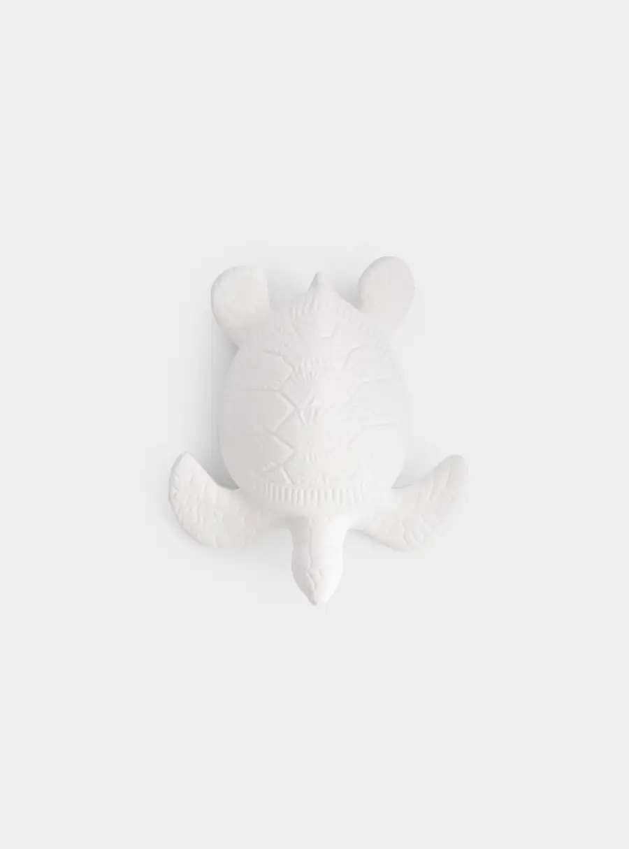 Светильник декоративный, 14х12х4 см, фарфор P, белый, Черепаха, Sea, image-4