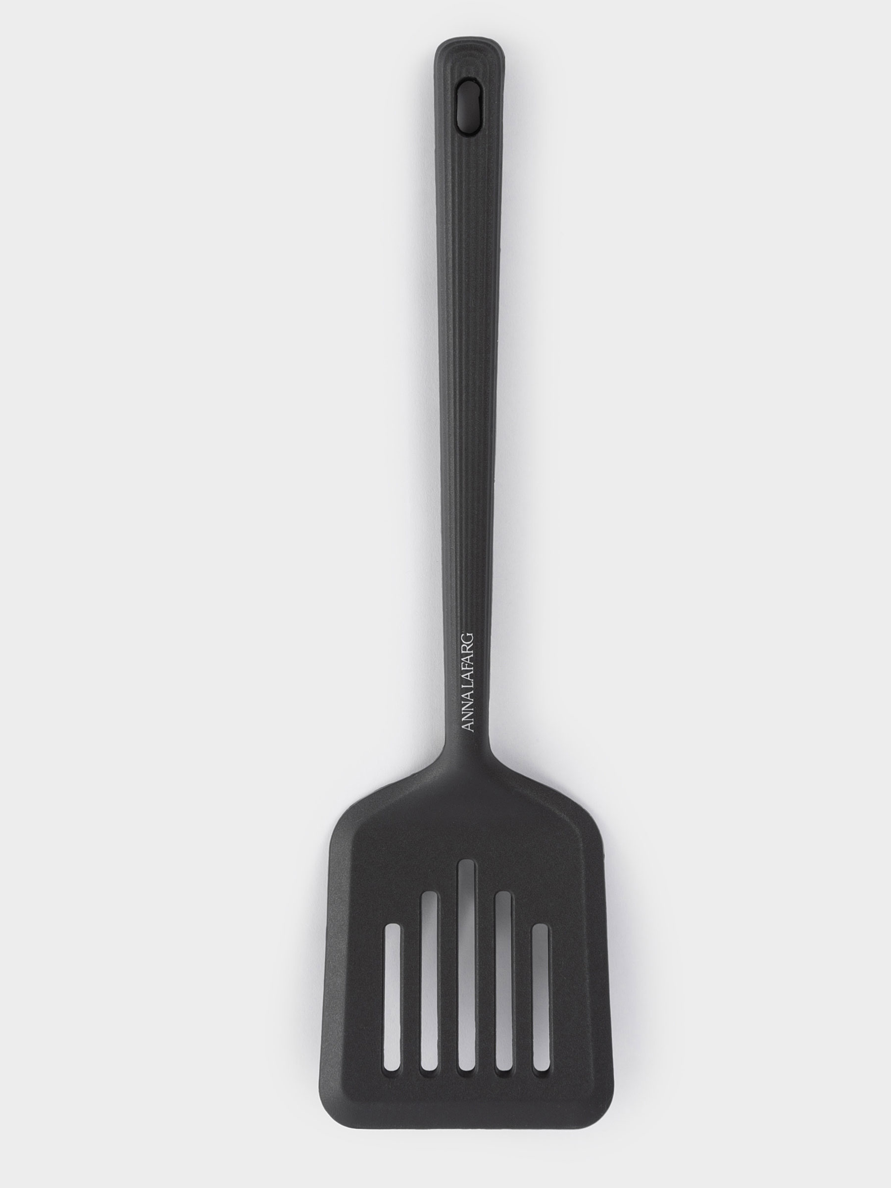 Лопатка с прорезями, 32 см, силикон, графитовая, Streak, image-0