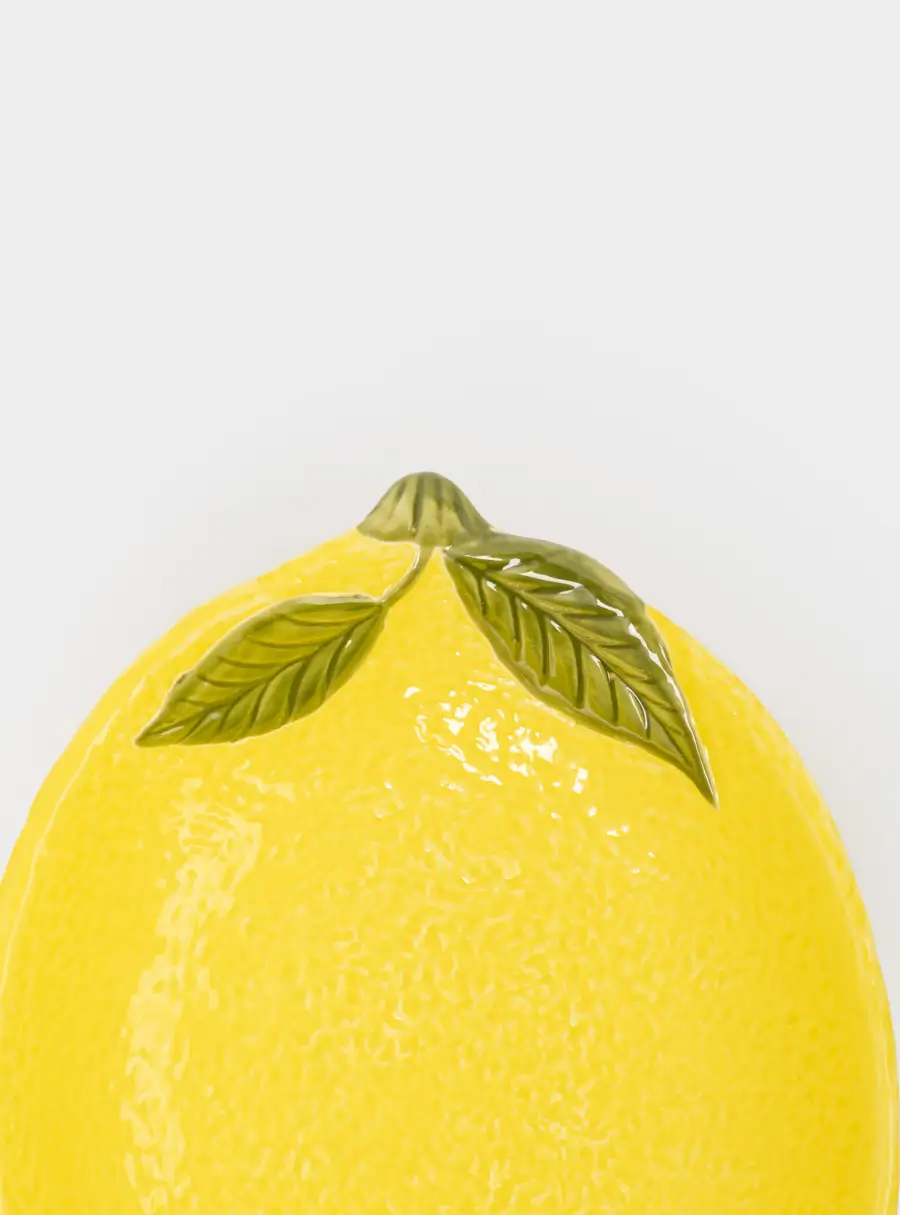 Салатник, 22х16х4 см, 480 мл, фарфор P, желтый, Лимон, Lemon, image-5