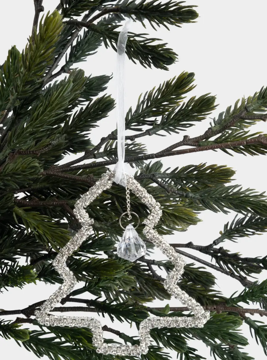 Игрушка елочная, 12 см, пластик/металл, серебристая, Елка, Event, image-5