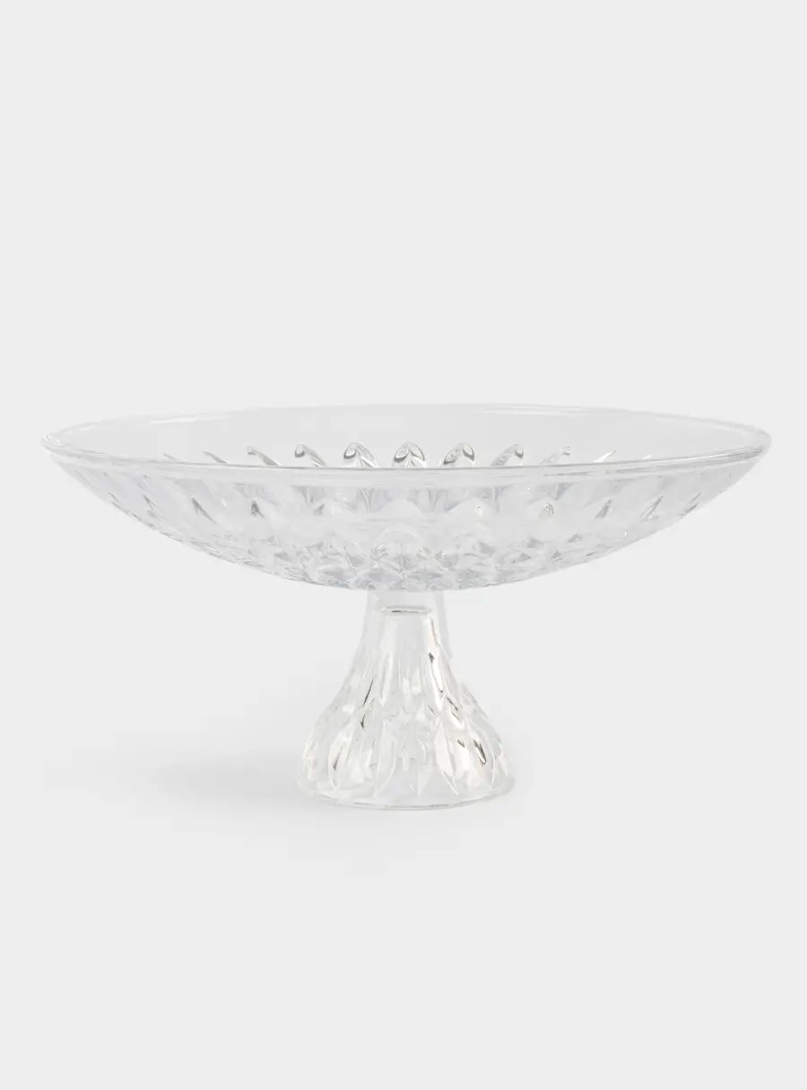 Ваза для фруктов, 29х15 см, на ножке, стекло Р, Ocean