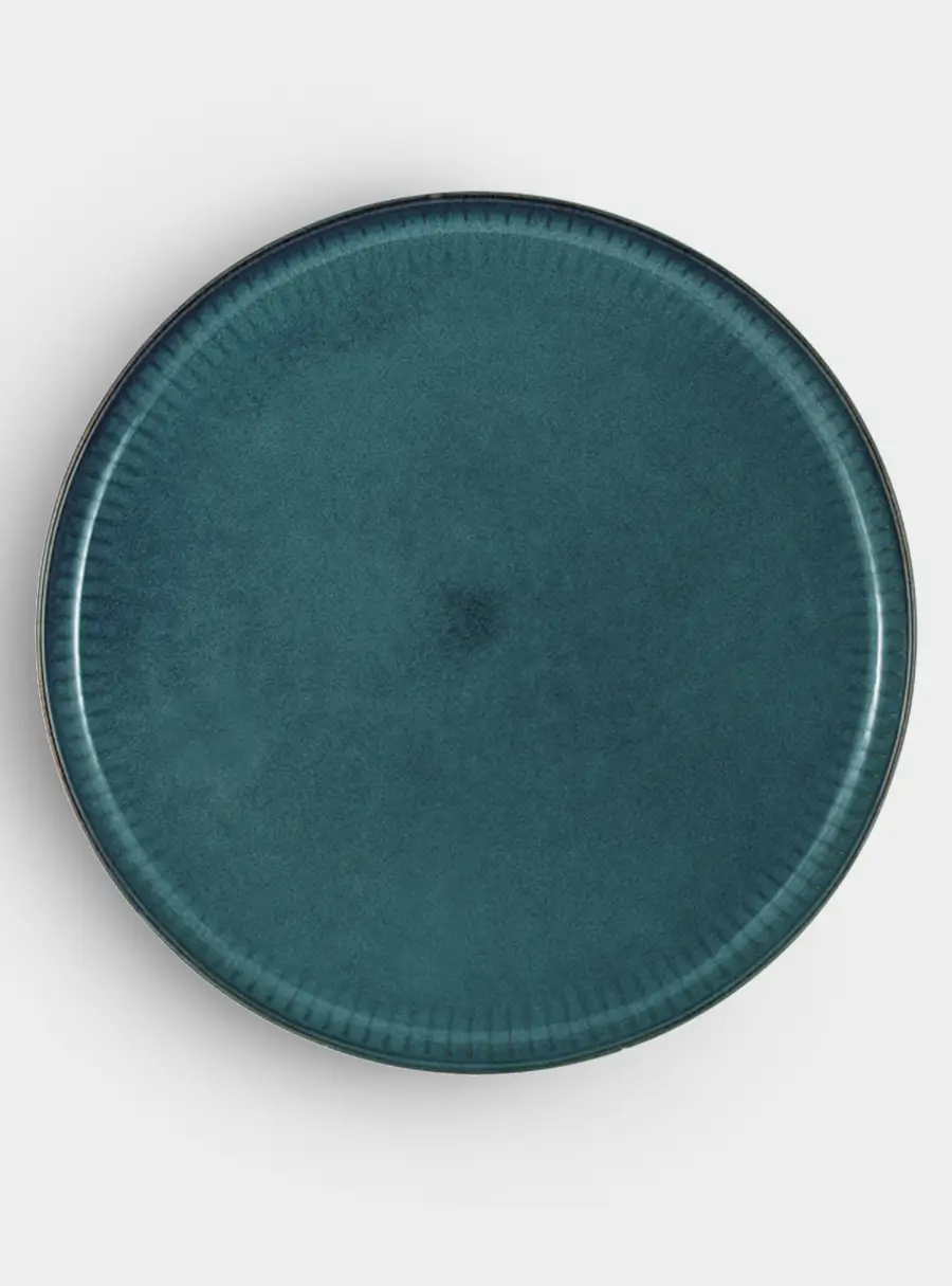 Тарелка обеденная, 28 см, керамика, морская волна, Comet