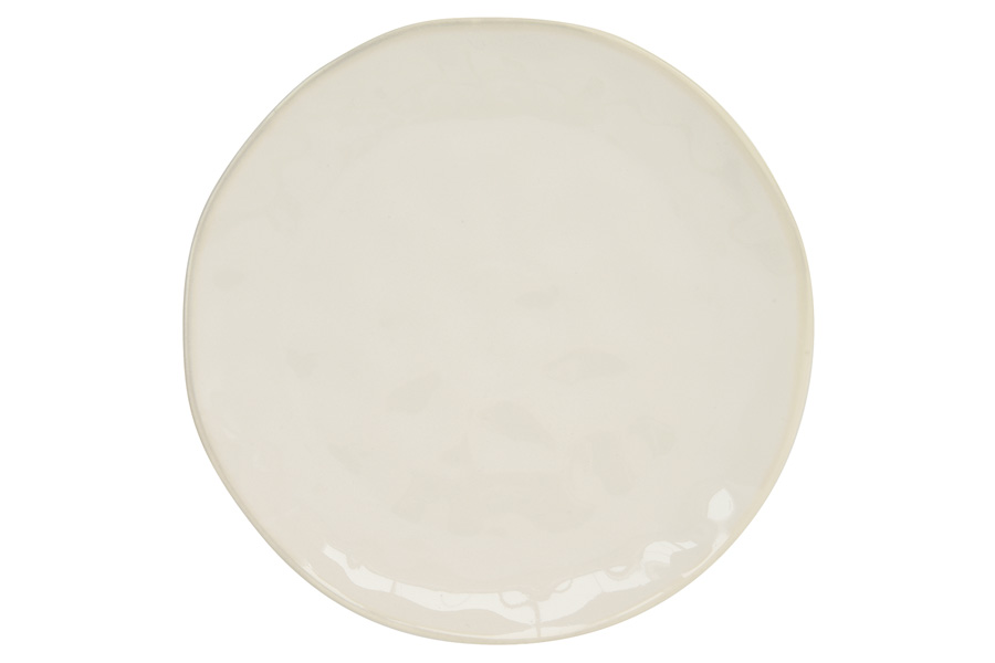 Тарелка закусочная Interiors, белая, 21 см