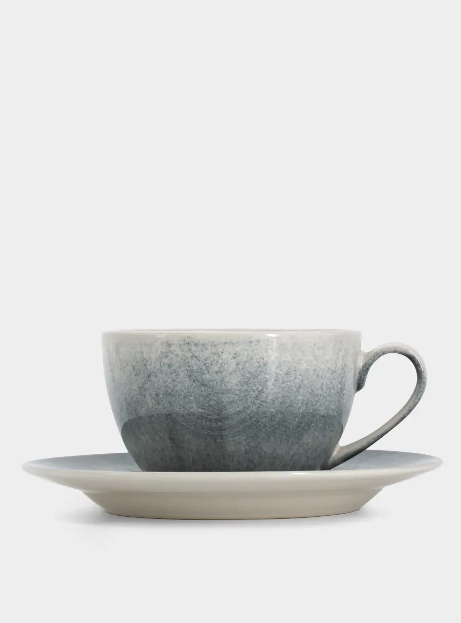 Пара чайная, 1 перс, 2 пр, 220 мл, керамика, серо-голубая, Vulcano, image-5