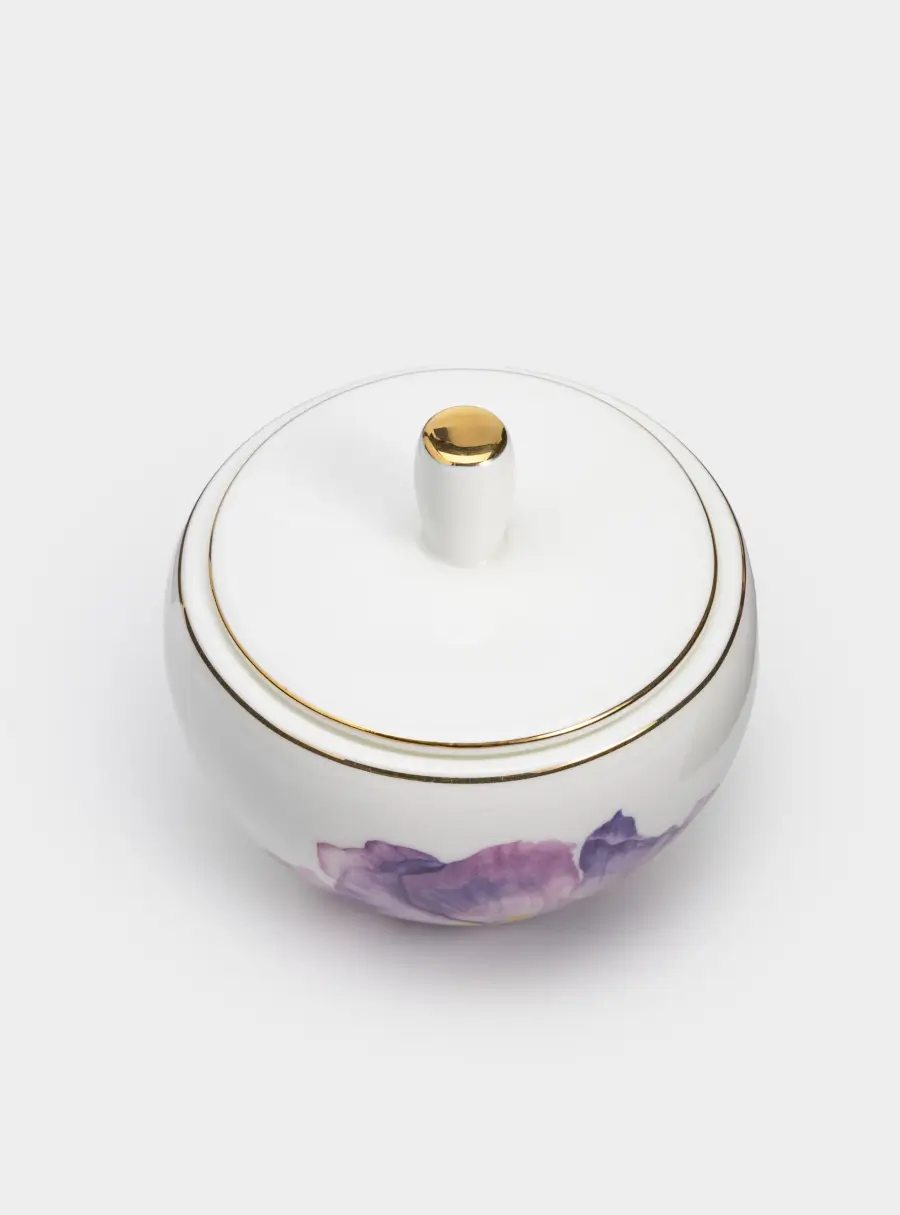 Сахарница, 9х9 см, 0,25 л, фарфор F, Iris, image-4