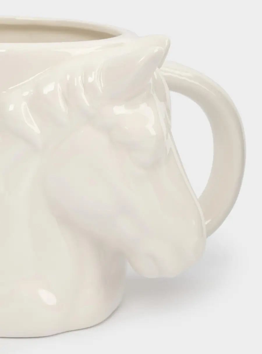 Кружка, 500 мл, фарфор P, белая, Конь, Horse ,image-3