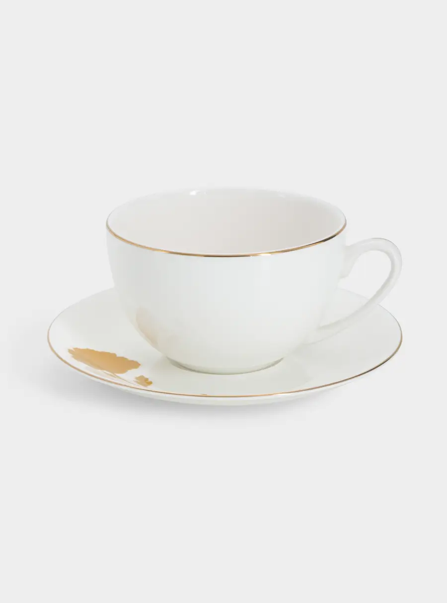 Чашка с блюдцем, 250 мл, Мак ,image-0