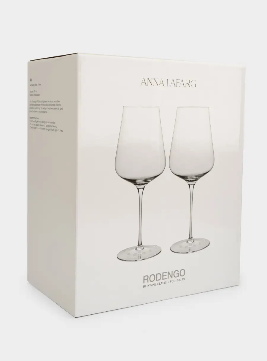 Бокал для красного вина, 530 мл, 2 шт, кристальное стекло, Rodengo, image-5