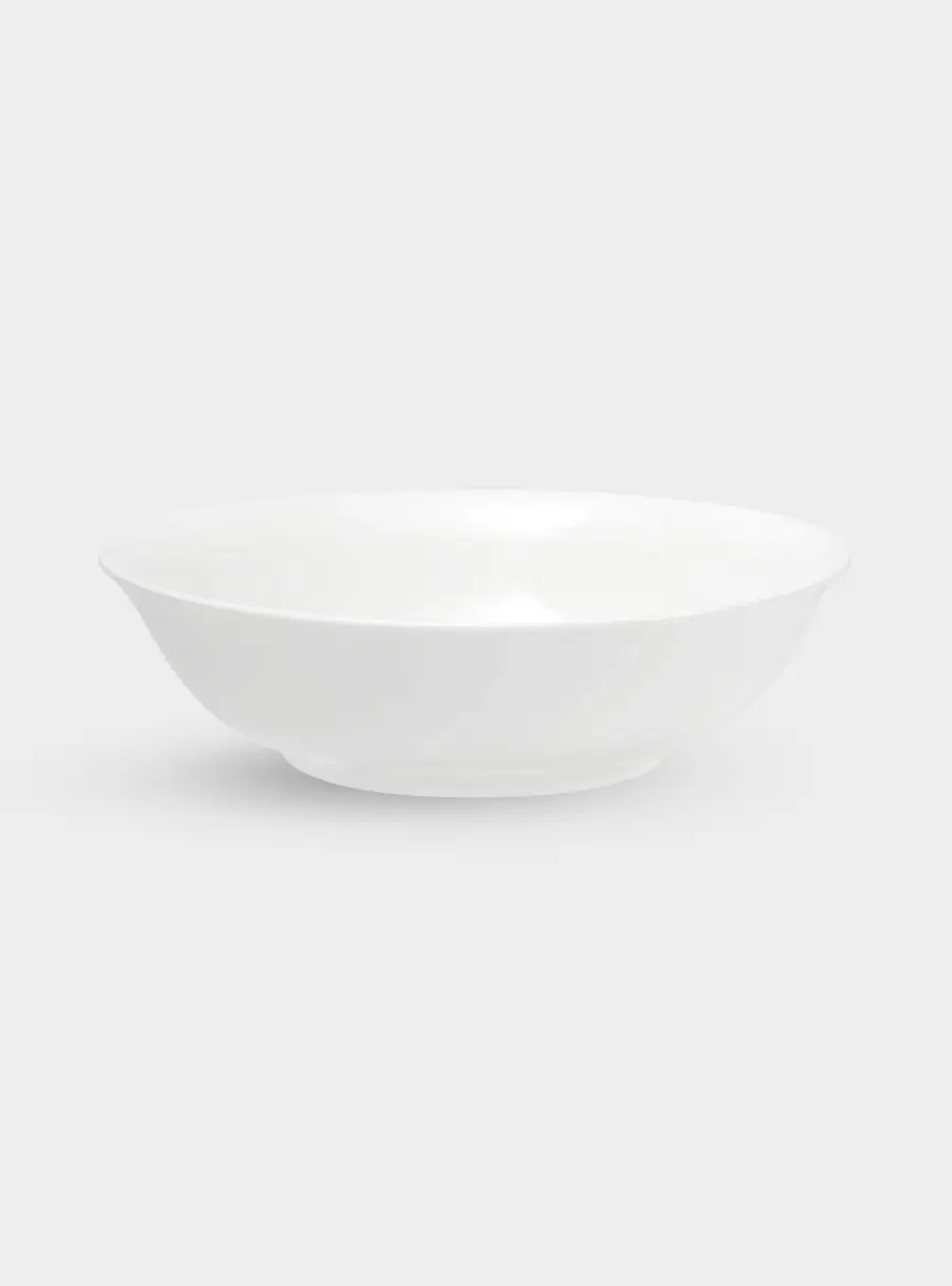 Тарелка суповая, 20х6 см, фарфор P, белая, White Basics