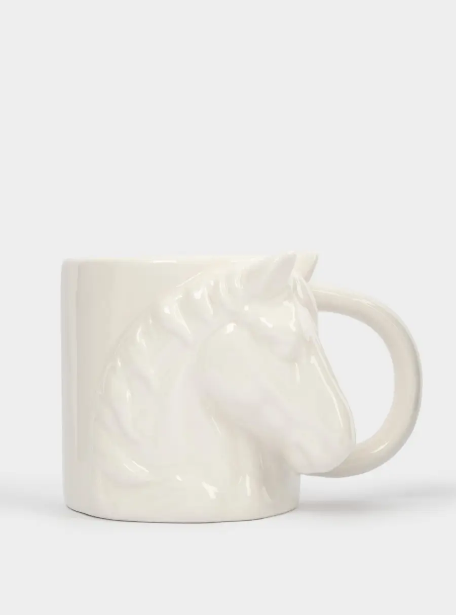 Кружка, 500 мл, фарфор P, белая, Конь, Horse ,image-2