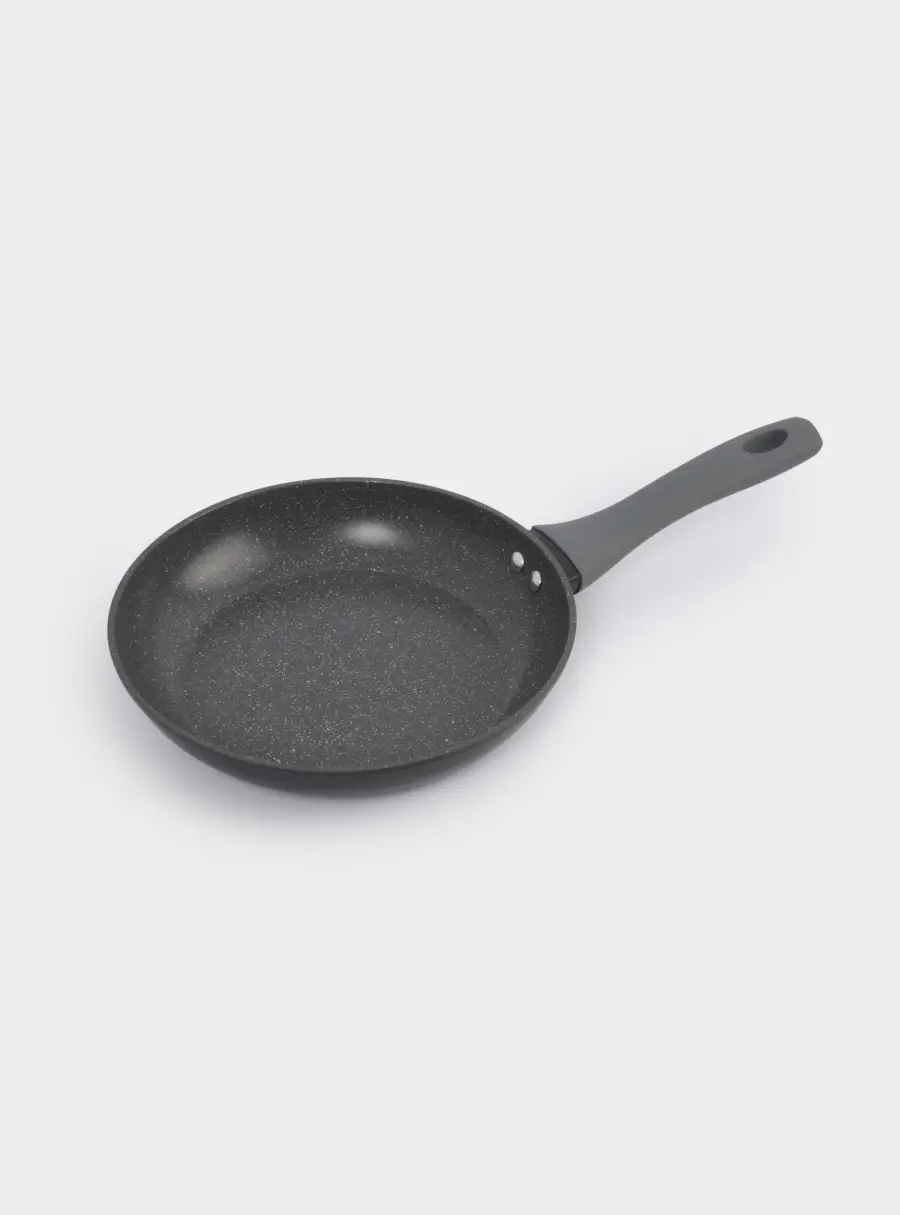 Сковорода, 24 см, с покрытием, алюминий, серо-черная, Robust ,image-0