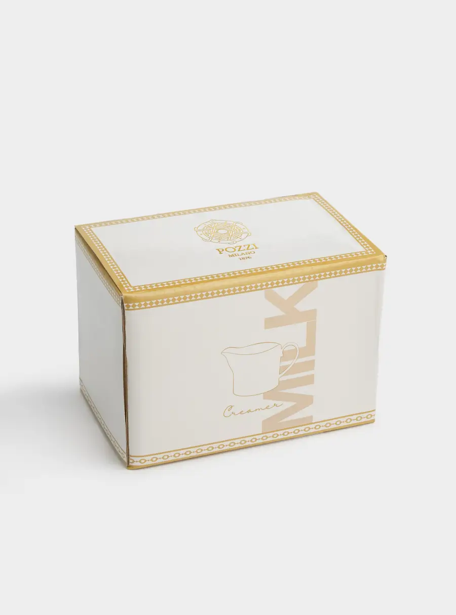 Молочник, 250 мл, фарфор N, белый, с золотистым орнаментом, Golden, image-5