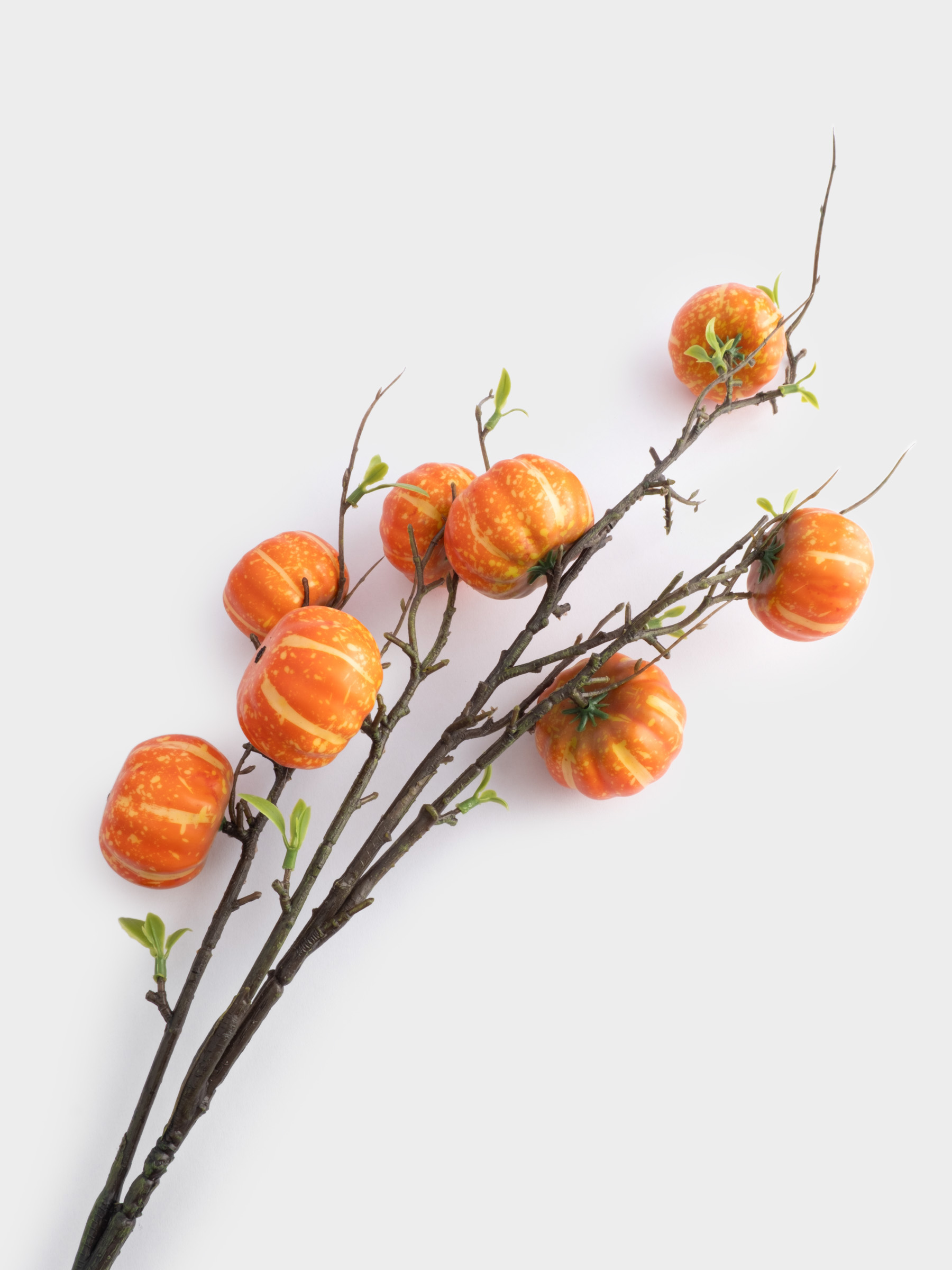 Ветка декоративная, 94 см, полиэстер/пластик, Тыквы, Bright pumpkin, image-2