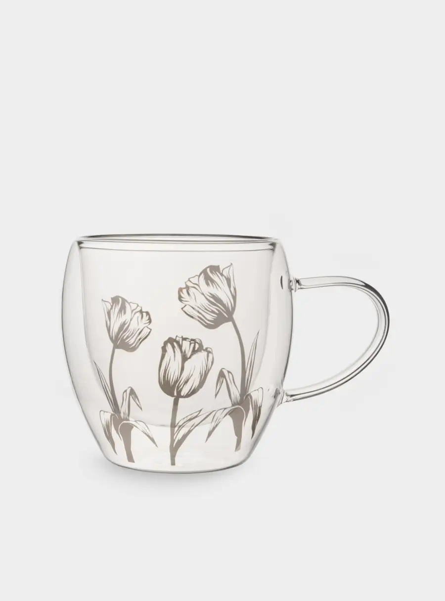Кружка, 250 мл, стекло Б, Тюльпаны, Wind-deco ,image-2