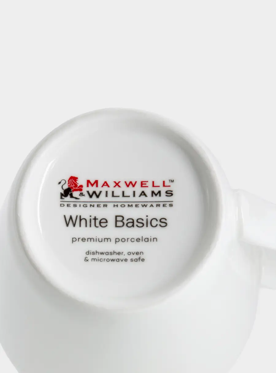 Кружка, 300 мл, фарфор P, белая, White Basics ,image-3