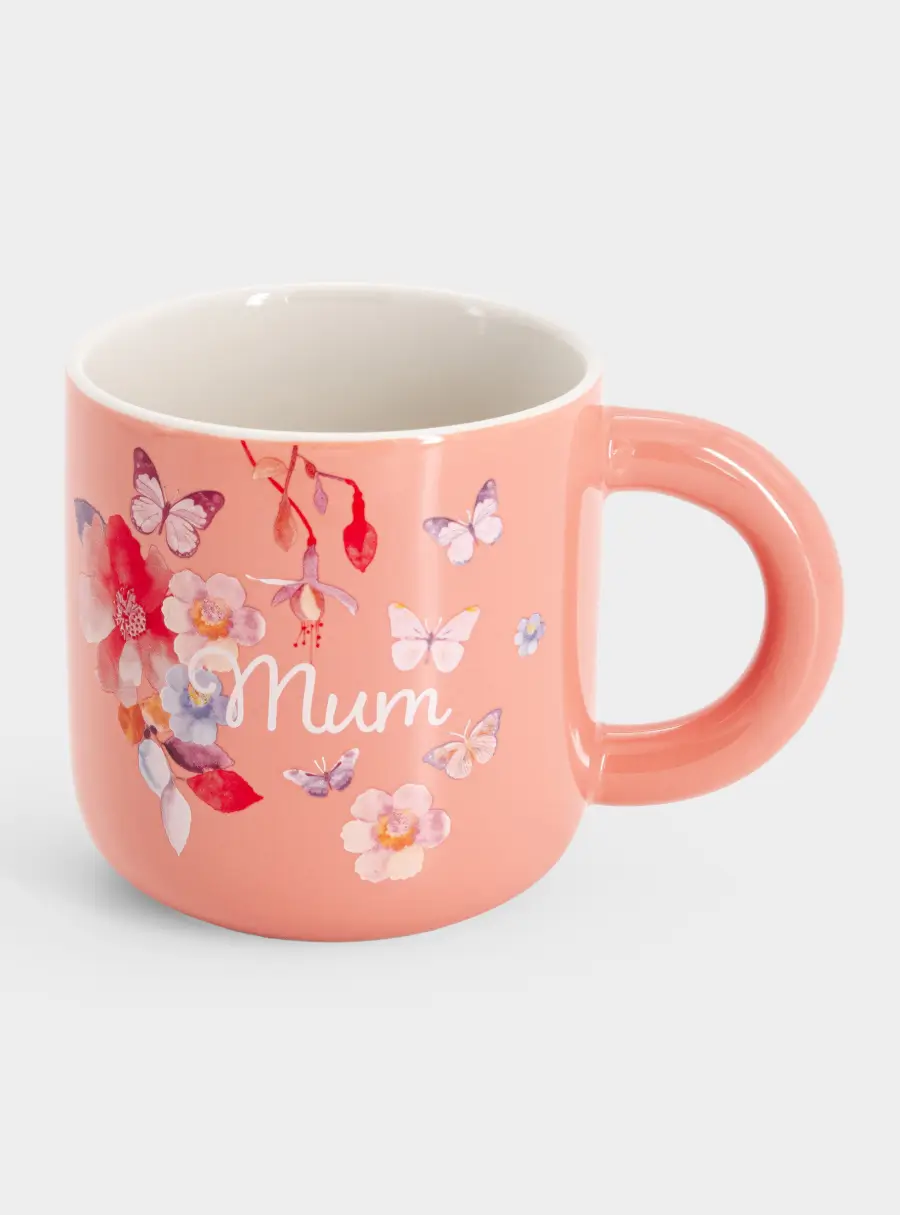 Кружка, 380 мл/120 мл, 2 шт, фарфор P, светло-оранжевая, Цветы, Camilla, image-6