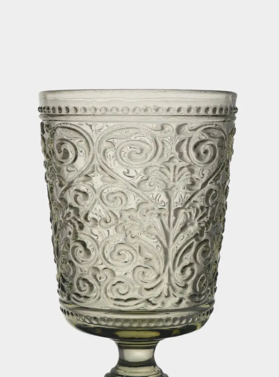 Бокал-кубок для вина, 320 мл, стекло Р, зеленый, Folklore  ,image-2