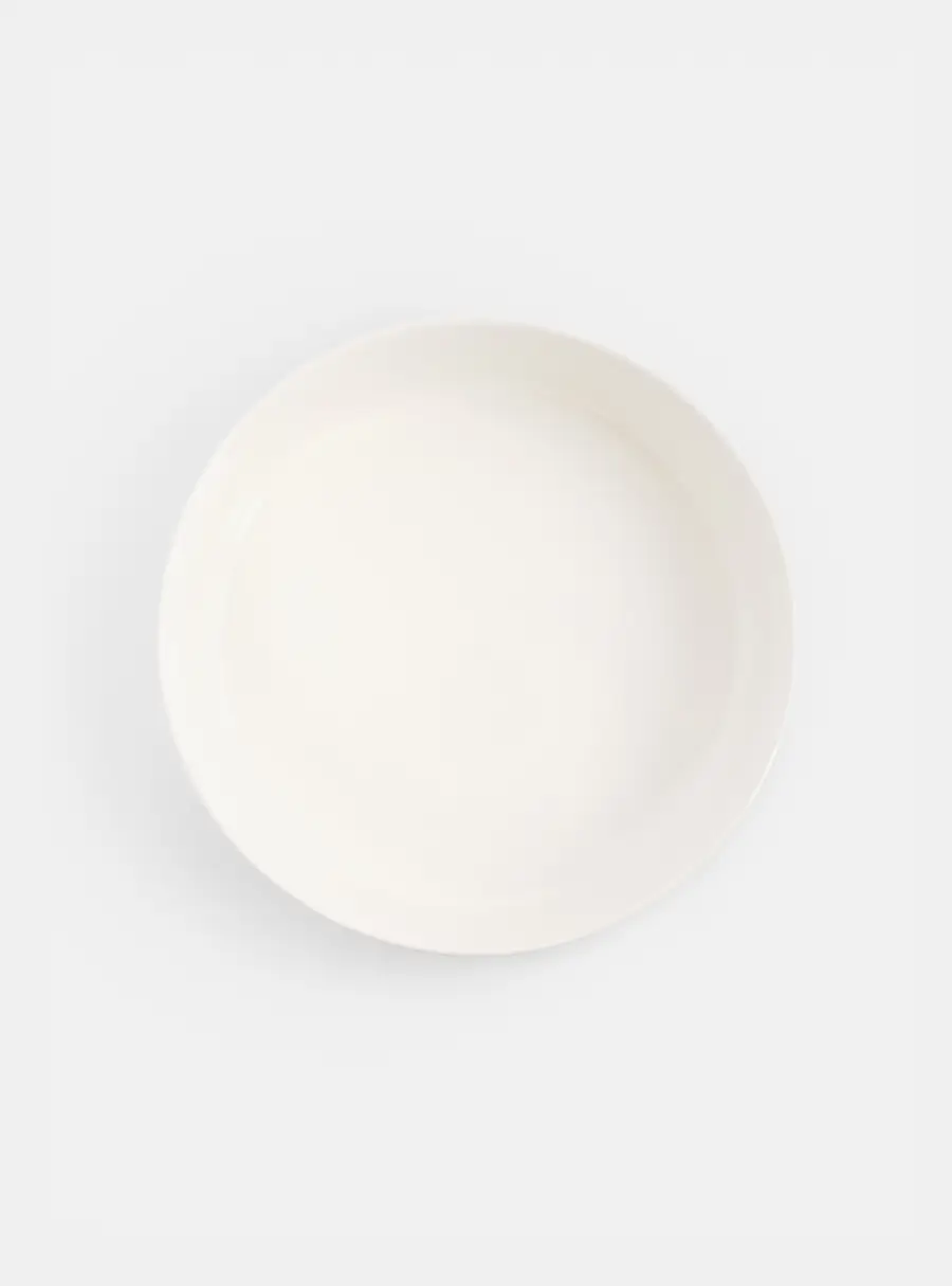 Блюдо, 23х6 см, с бортами, фарфор N, белое, Цветы и листья, Primrose ,image-2