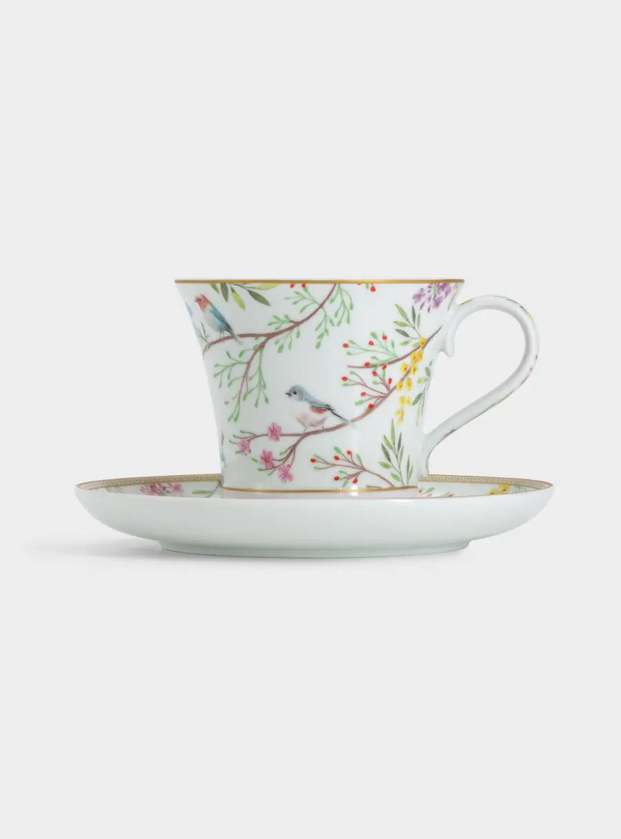 Чашка с блюдцем, 200 мл, Пение птиц, image-5