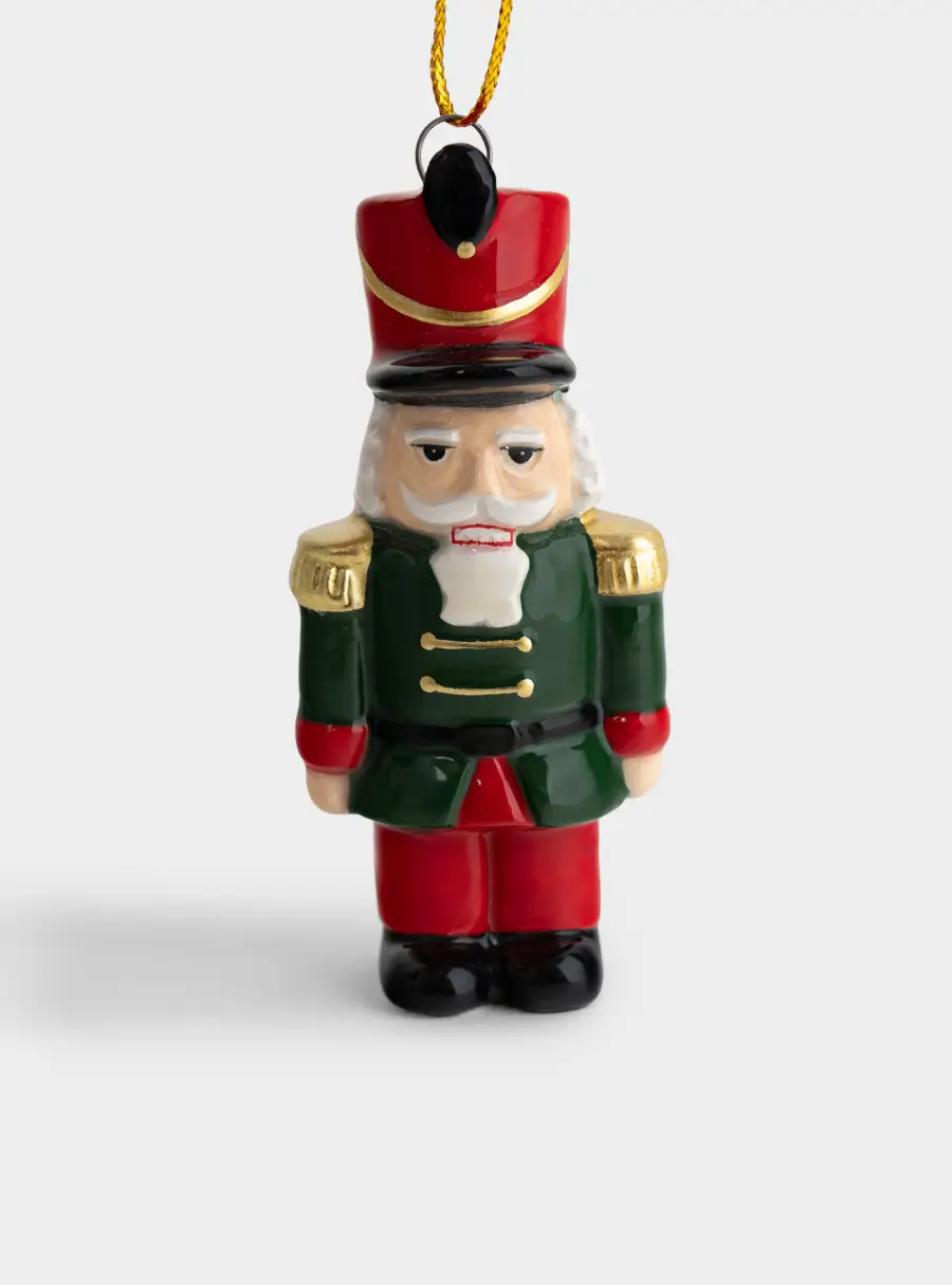 Игрушка елочная, 8 см, керамика D, Щелкунчик, Nutcracker ,image-3