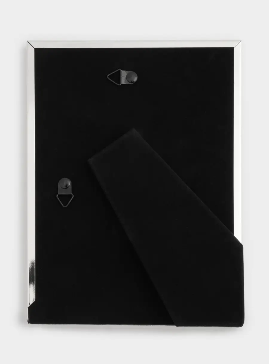 Фоторамка, 18х23 см, пластик/стекло, серебристая, Base, image-5