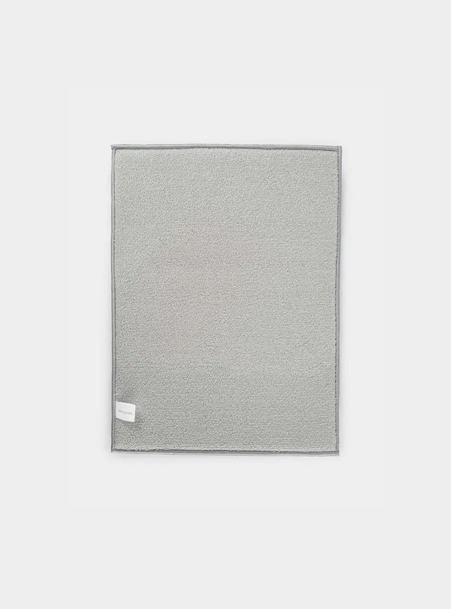 Коврик для сушки посуды, 30x40 см, полиэстер, серый, Dry grey ,image-1