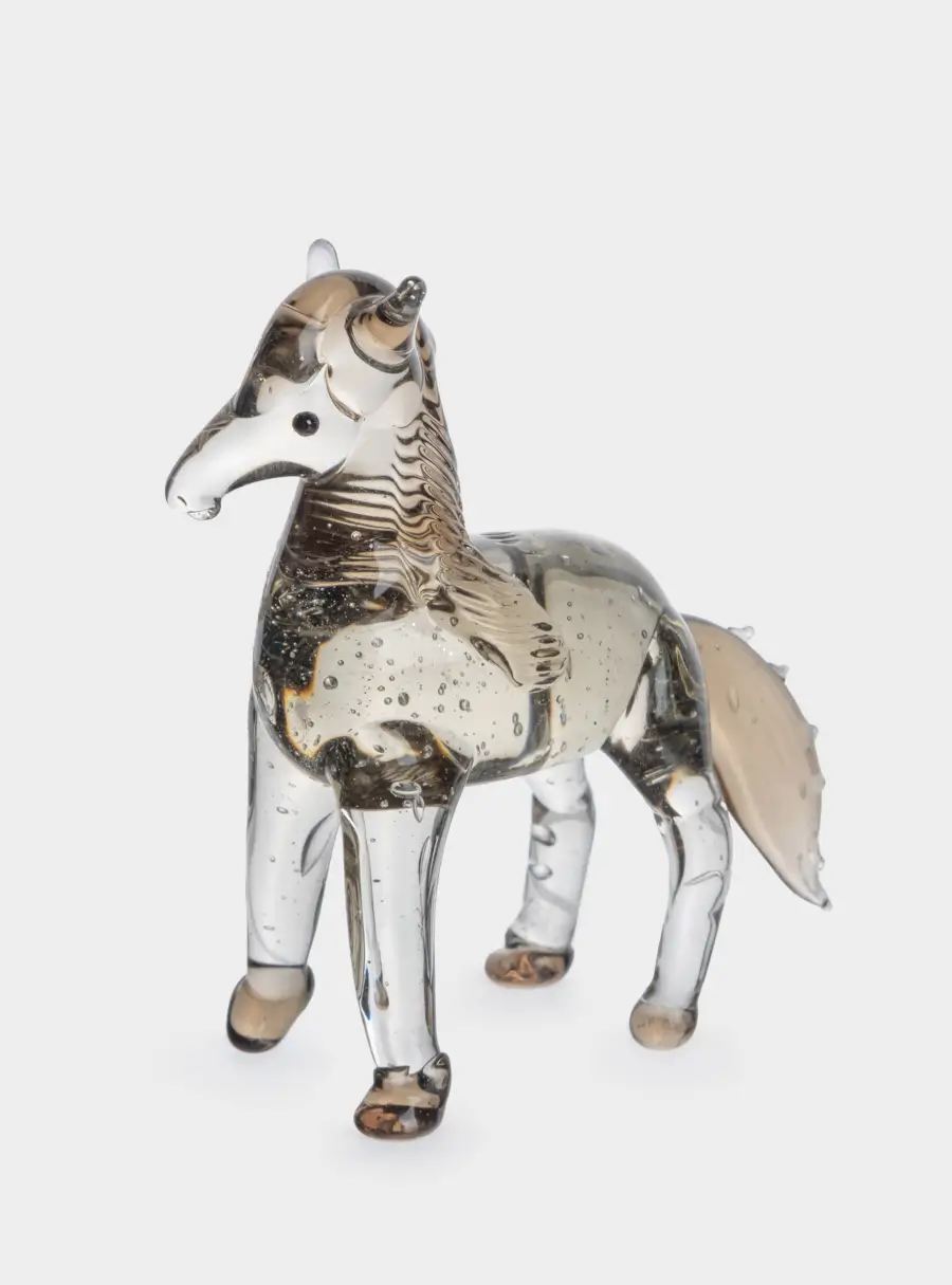 Статуэтка, 8х6 см, стекло, коричневая, Лошадка, Horse ,image-1