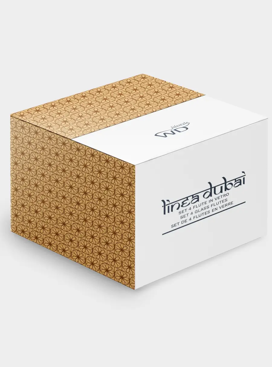 Набор бокалов для шампанского, 4 пр, 150 мл, стекло, голубые, Dubai ,image-2