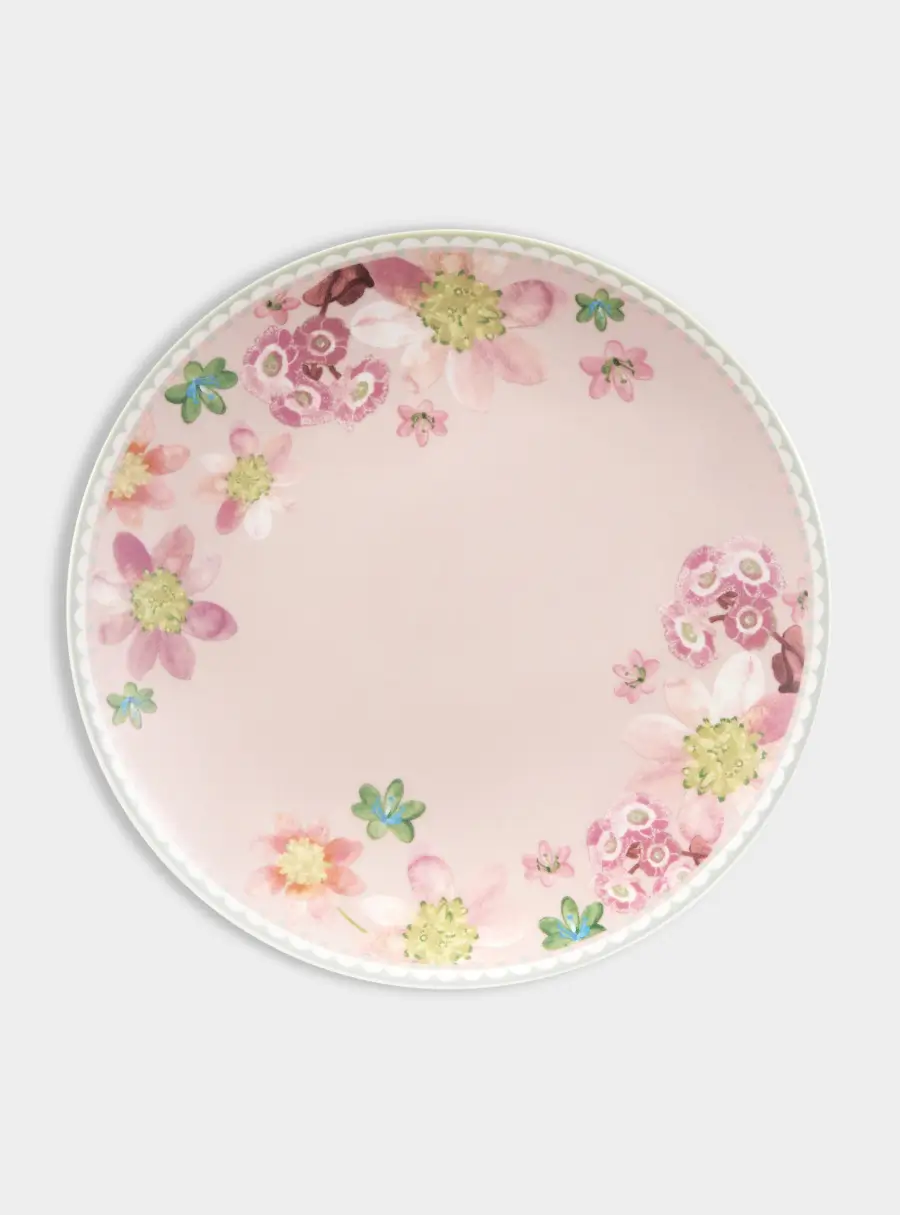 Тарелка закусочная, 20 см, розовая, Primula