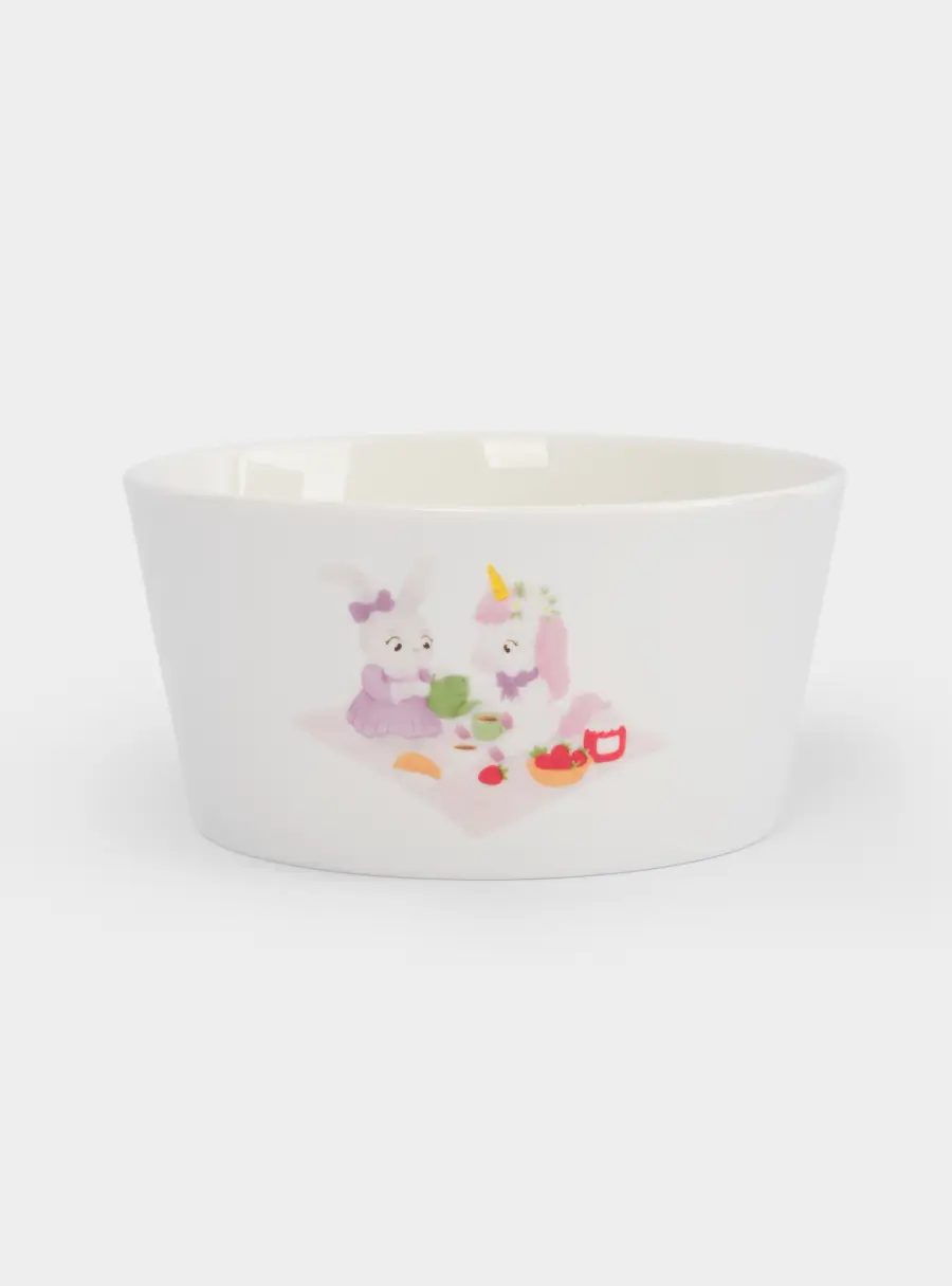 Набор посуды, детский, 1 перс, 3 пр, фарфор N, белый, Сказочные животные, Fabulous animals, image-5